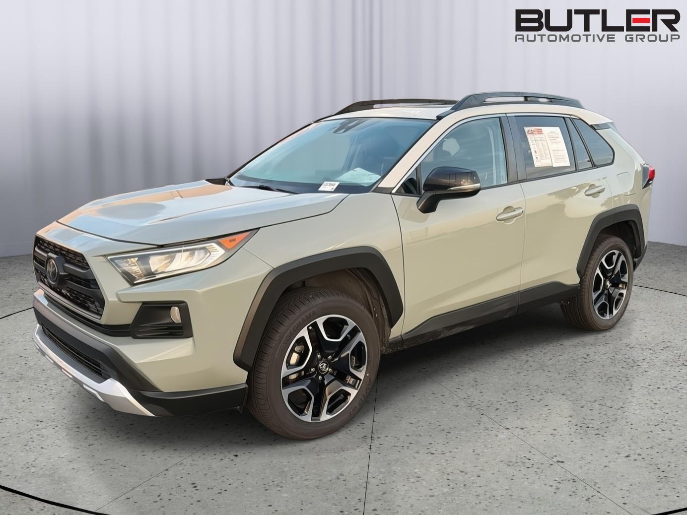 Lunar Rock w/Ice Edge Roof 2019 Toyota RAV4 SUV / Crossover All-Wheel Drive 8-Speed Automatic