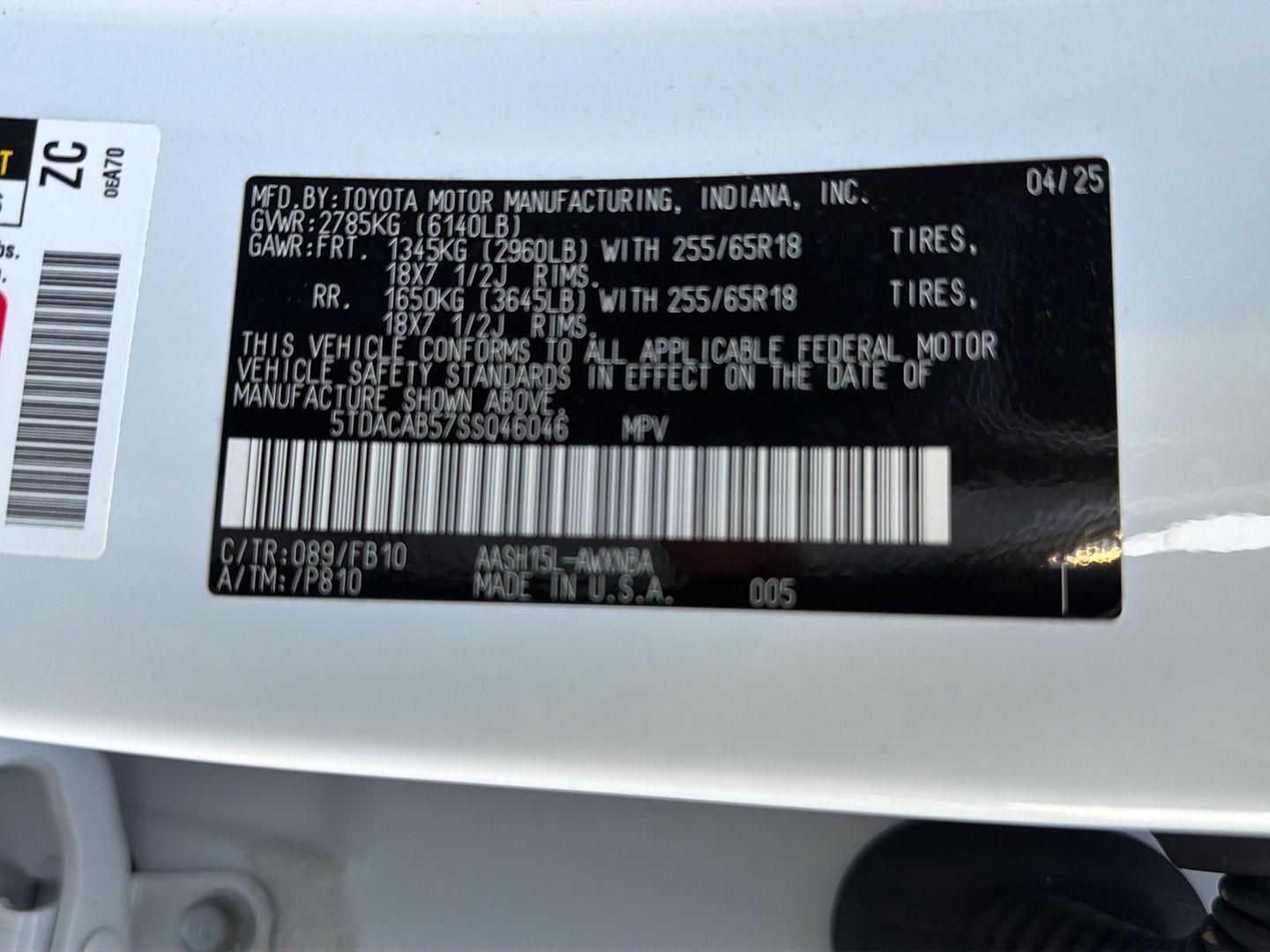 Used 2025 Toyota Grand Highlander SUV