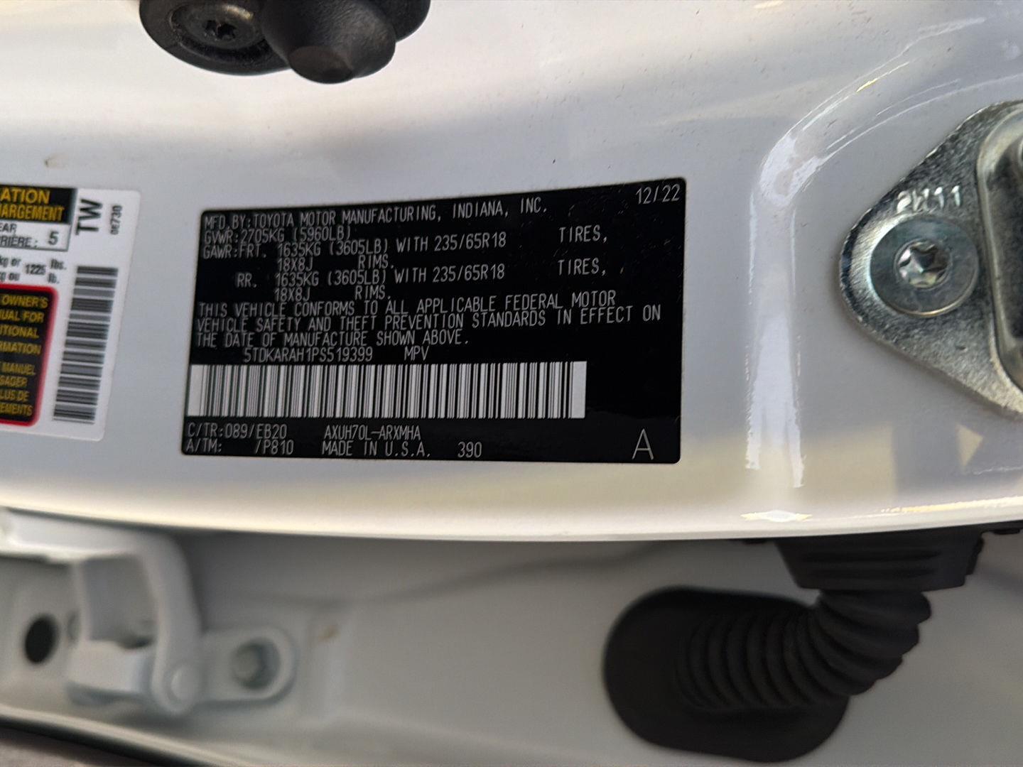 Used 2023 Toyota Highlander Hybrid SUV