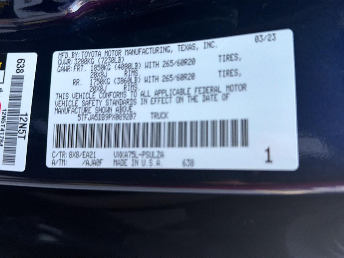 Used 2023 Toyota Tundra Truck