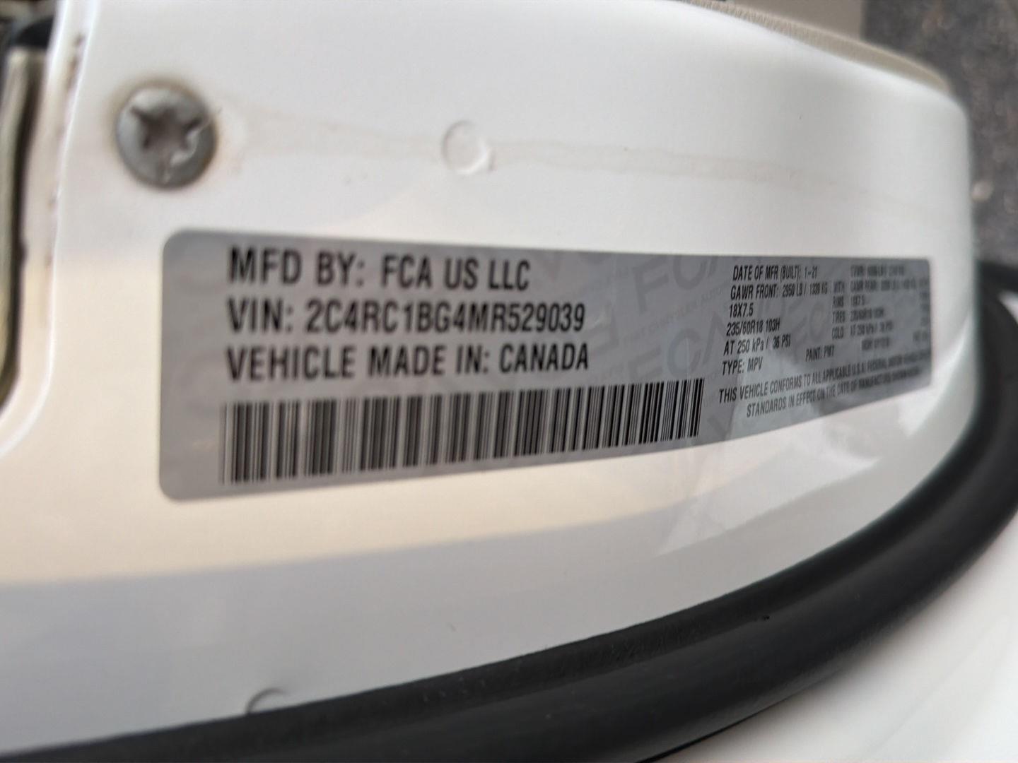 Used 2021 Chrysler Pacifica Van