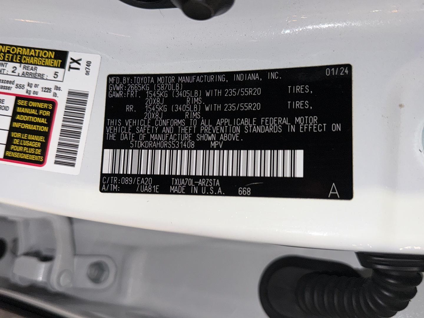 Used 2024 Toyota Highlander SUV