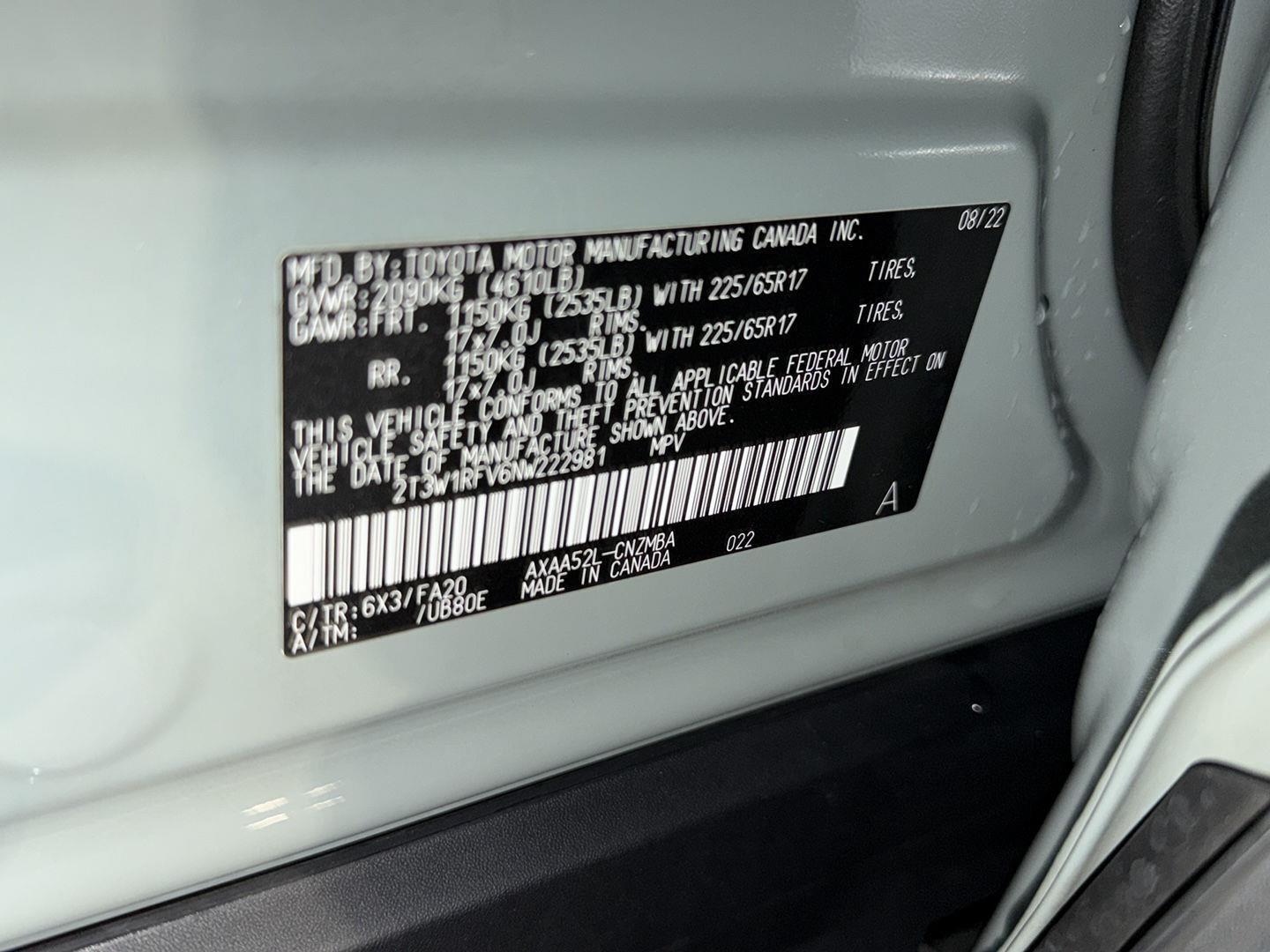 Used 2022 Toyota RAV4 SUV