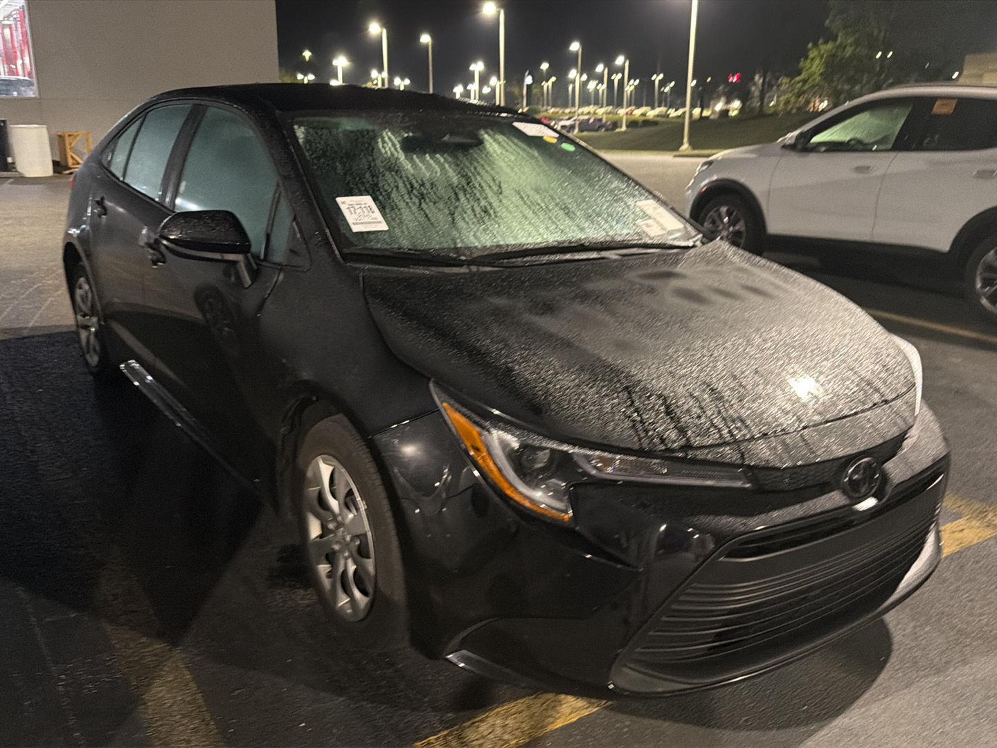 Midnight Black Metallic 2025 Toyota Corolla Sedan Front-Wheel Drive Continuously Variable Transmission