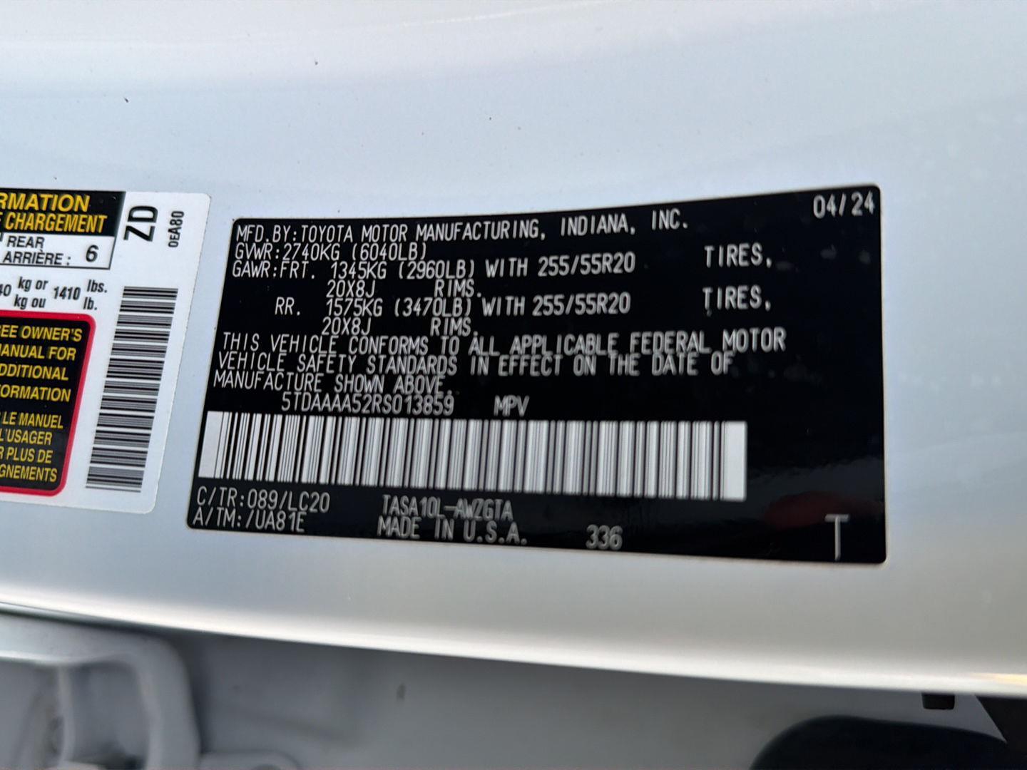 Used 2024 Toyota Grand Highlander SUV