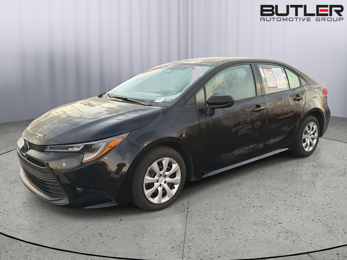 Midnight Black Metallic 2025 Toyota Corolla Sedan Front-Wheel Drive Continuously Variable Transmission