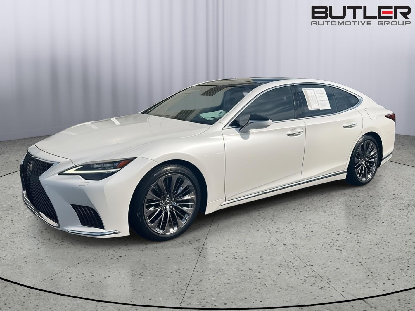 Eminent White Pearl 2022 Lexus LS 500 RWD Sedan Rear-Wheel Drive Continuously Variable Transmission