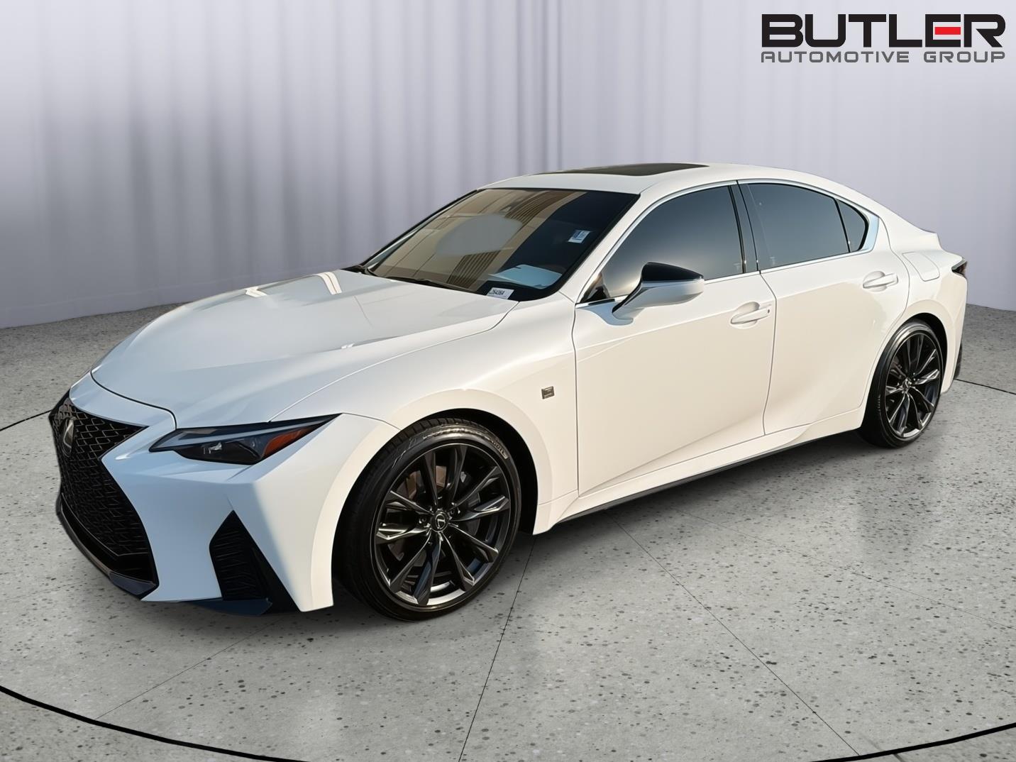 Ultra White 2025 Lexus IS 350 F Sport Design RWD Sedan Rear-Wheel Drive Automatic