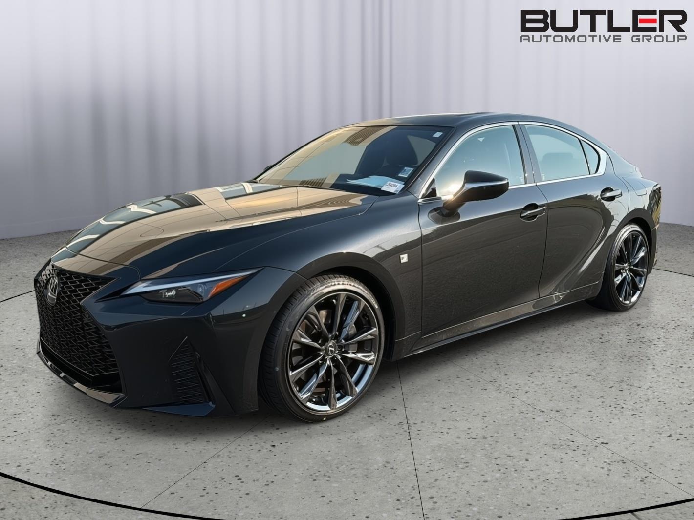 Black (Caviar) 2024 Lexus IS 350 F Sport RWD Sedan Rear-Wheel Drive Automatic