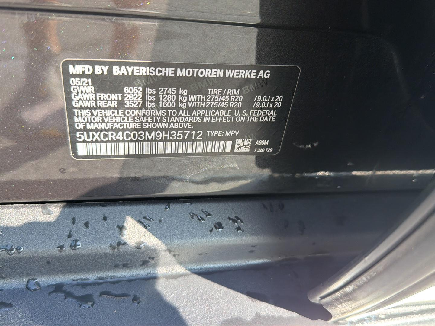 Used 2021 BMW X5 Sedan