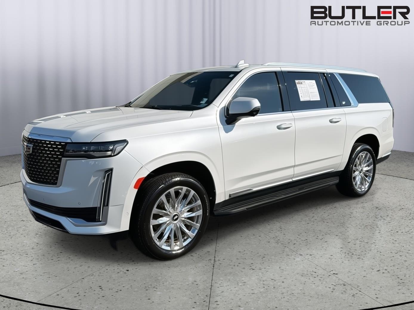 Crystal White Tricoat 2024 Cadillac Escalade ESV SUV / Crossover Four-Wheel Drive Automatic