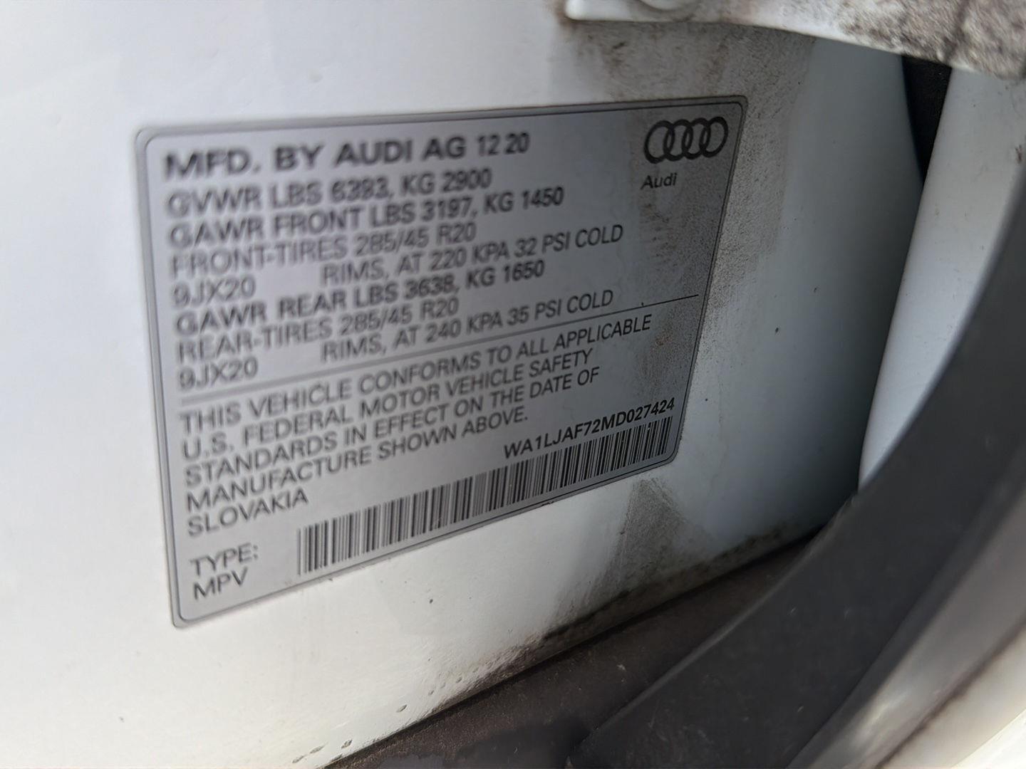 Used 2021 Audi Q7 SUV