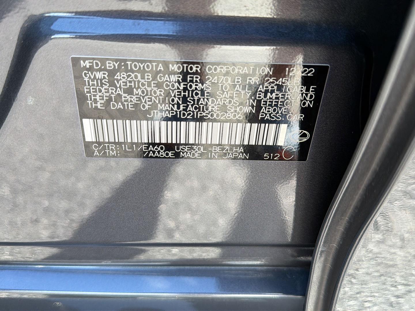 Used 2023 Lexus IS Sedan