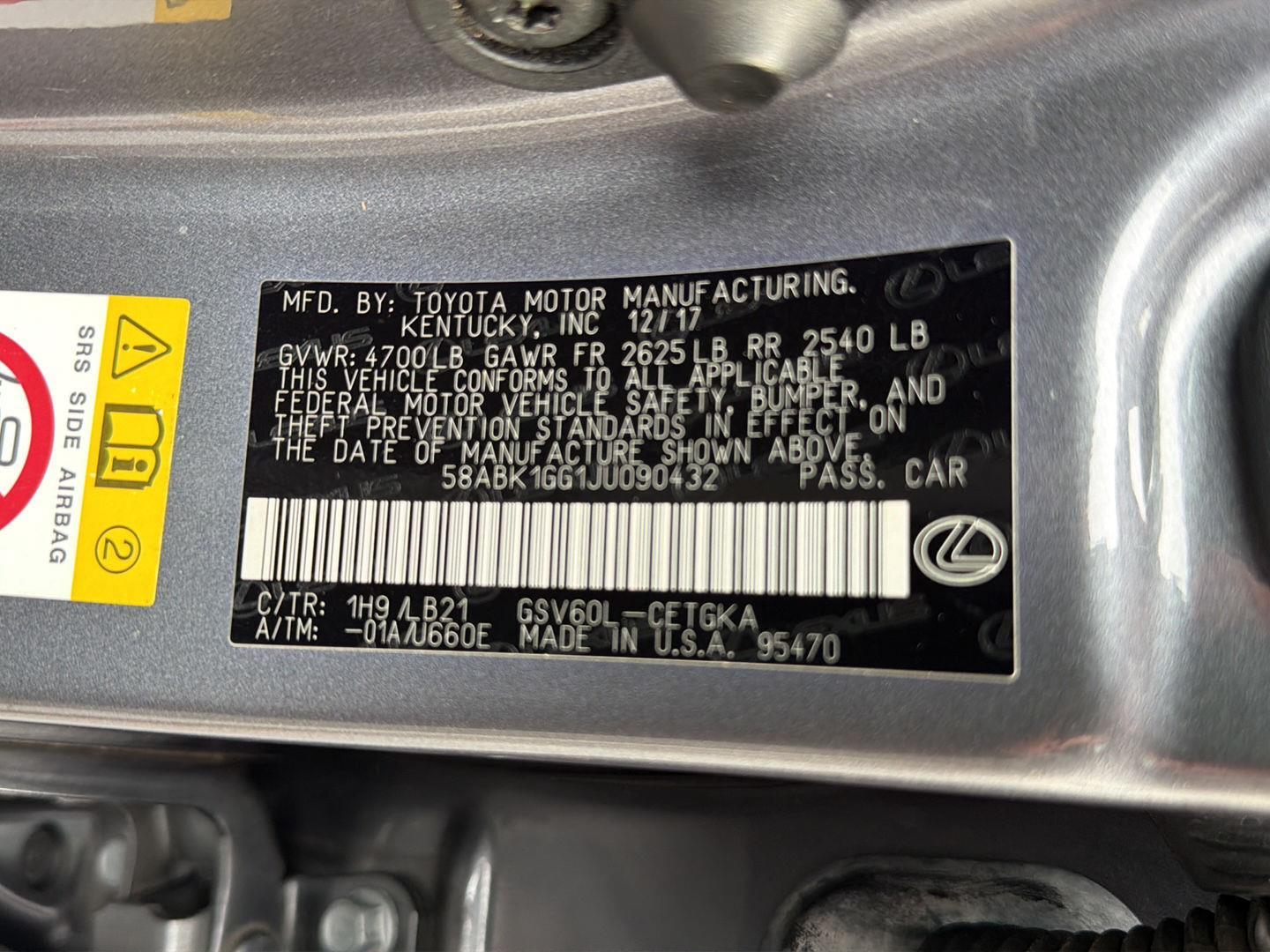 Used 2018 Lexus ES Sedan