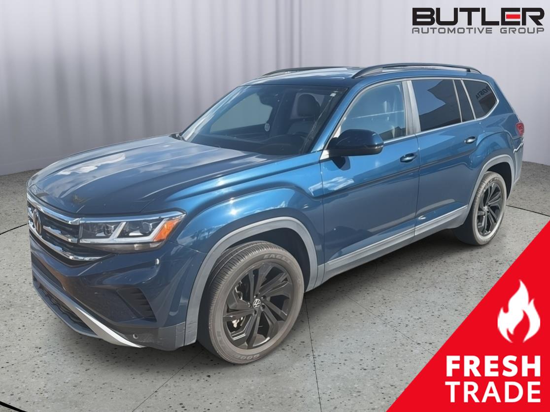 Blue (Tourmaline Blue Metallic) 2022 Volkswagen Atlas SUV / Crossover Front-Wheel Drive 8-Speed Automatic
