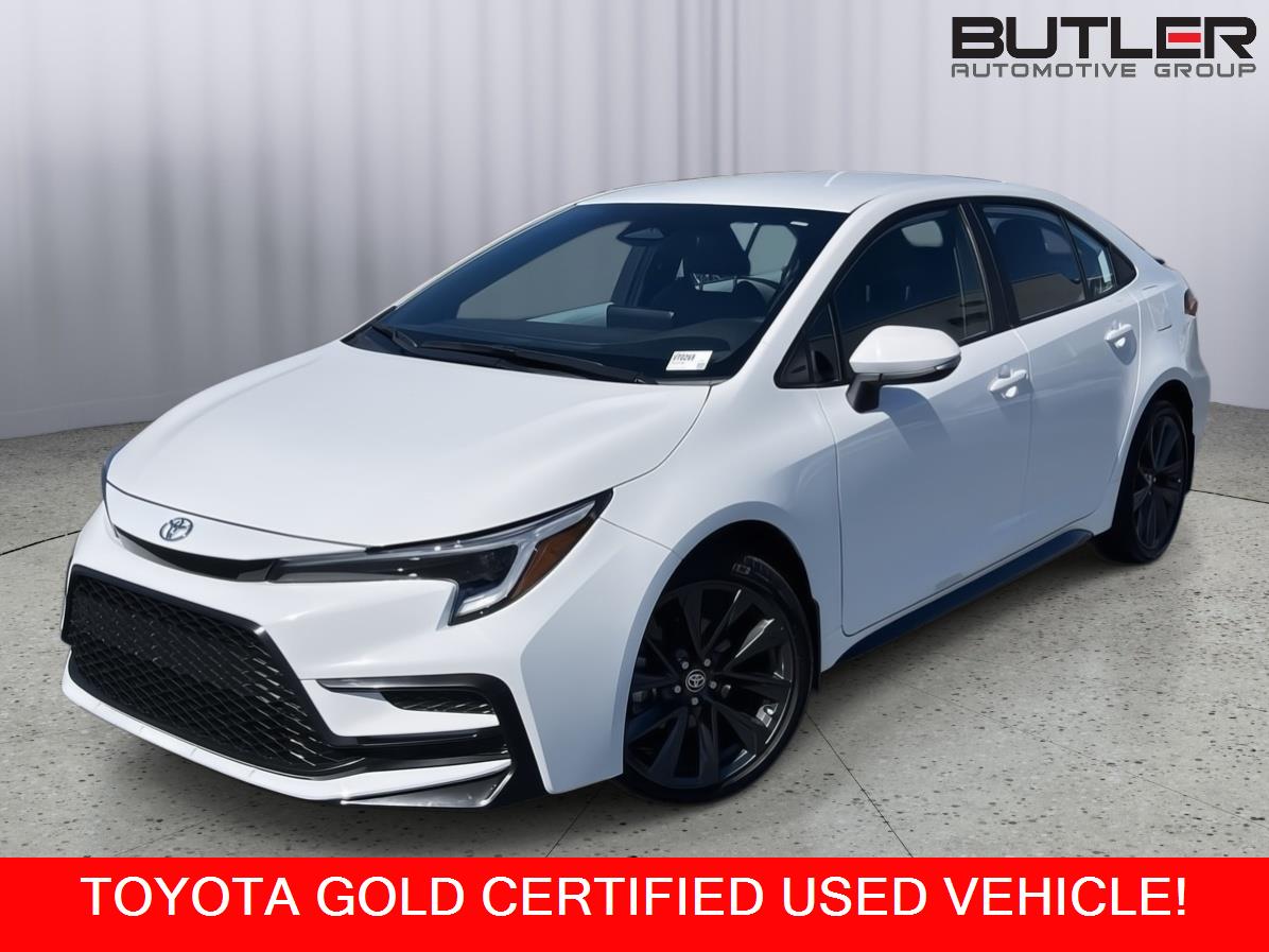 White (Ice Cap) 2026 Toyota Corolla SE FWD Sedan Front-Wheel Drive Continuously Variable Transmission