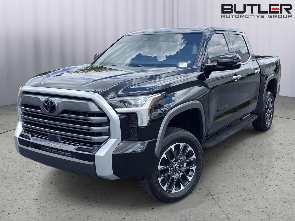 Black (Midnight Black Metallic) 2025 Toyota Tundra Pickup Truck Four-Wheel Drive Automatic