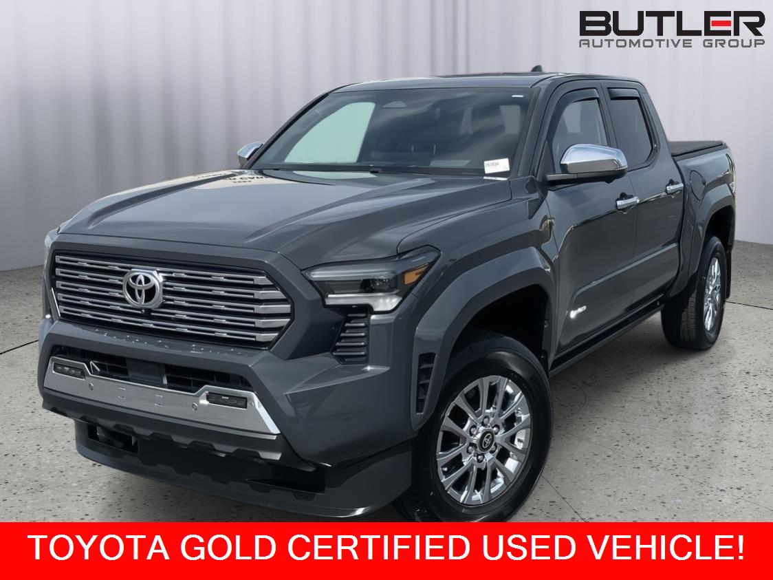 Gray (Underground) 2024 Toyota Tacoma Limited Double Cab 4WD Pickup Truck Four-Wheel Drive 8-Speed Automatic