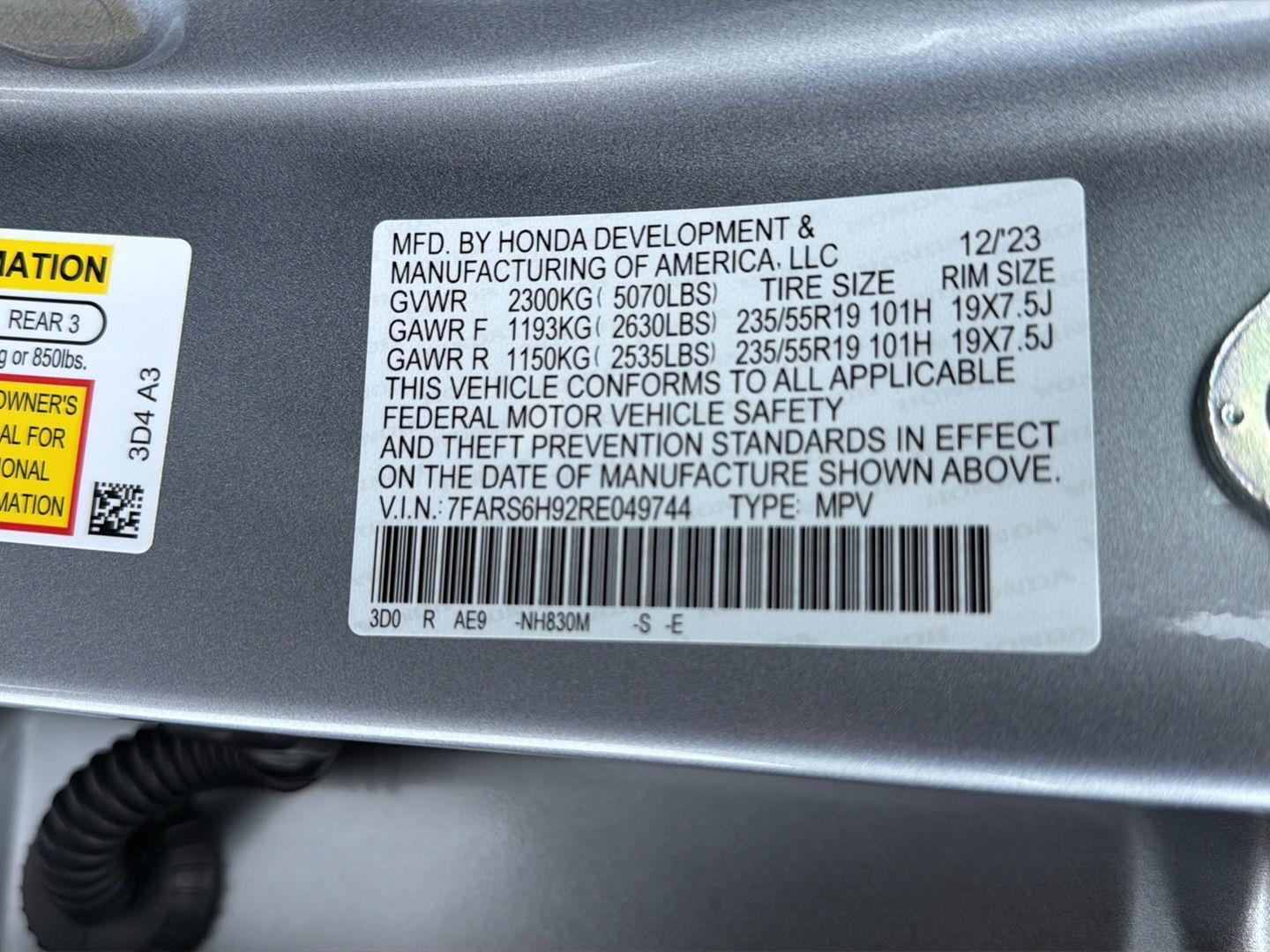 Used 2024 Honda CR-V Hybrid Sedan