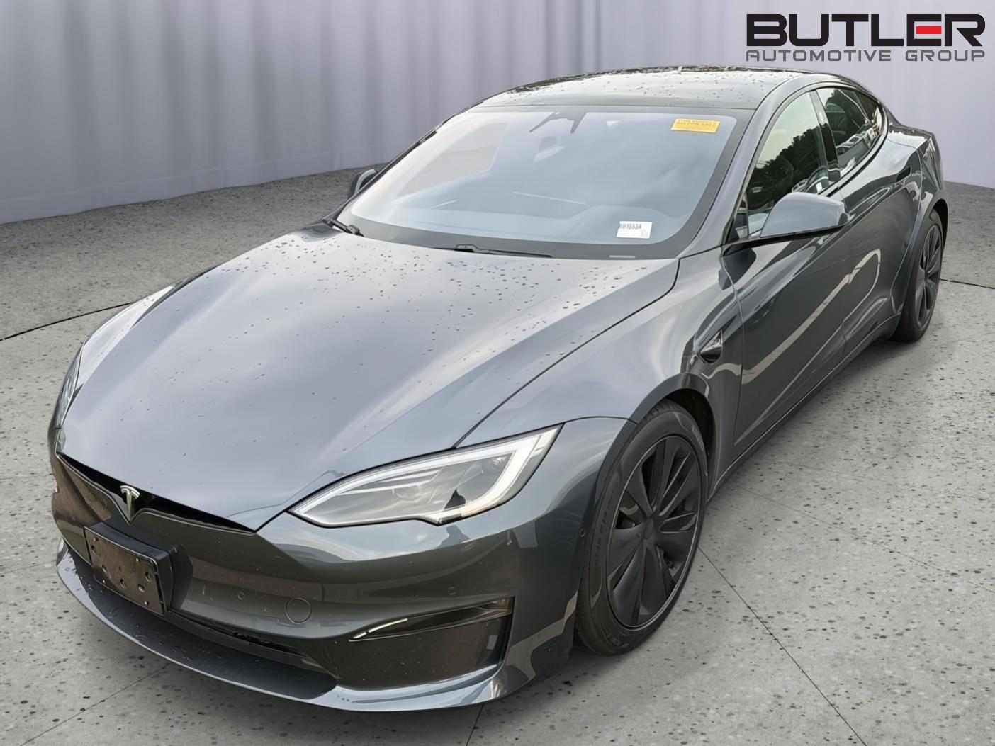 Gray (Stealth Grey) 2023 Tesla Model S Sedan All-Wheel Drive Automatic
