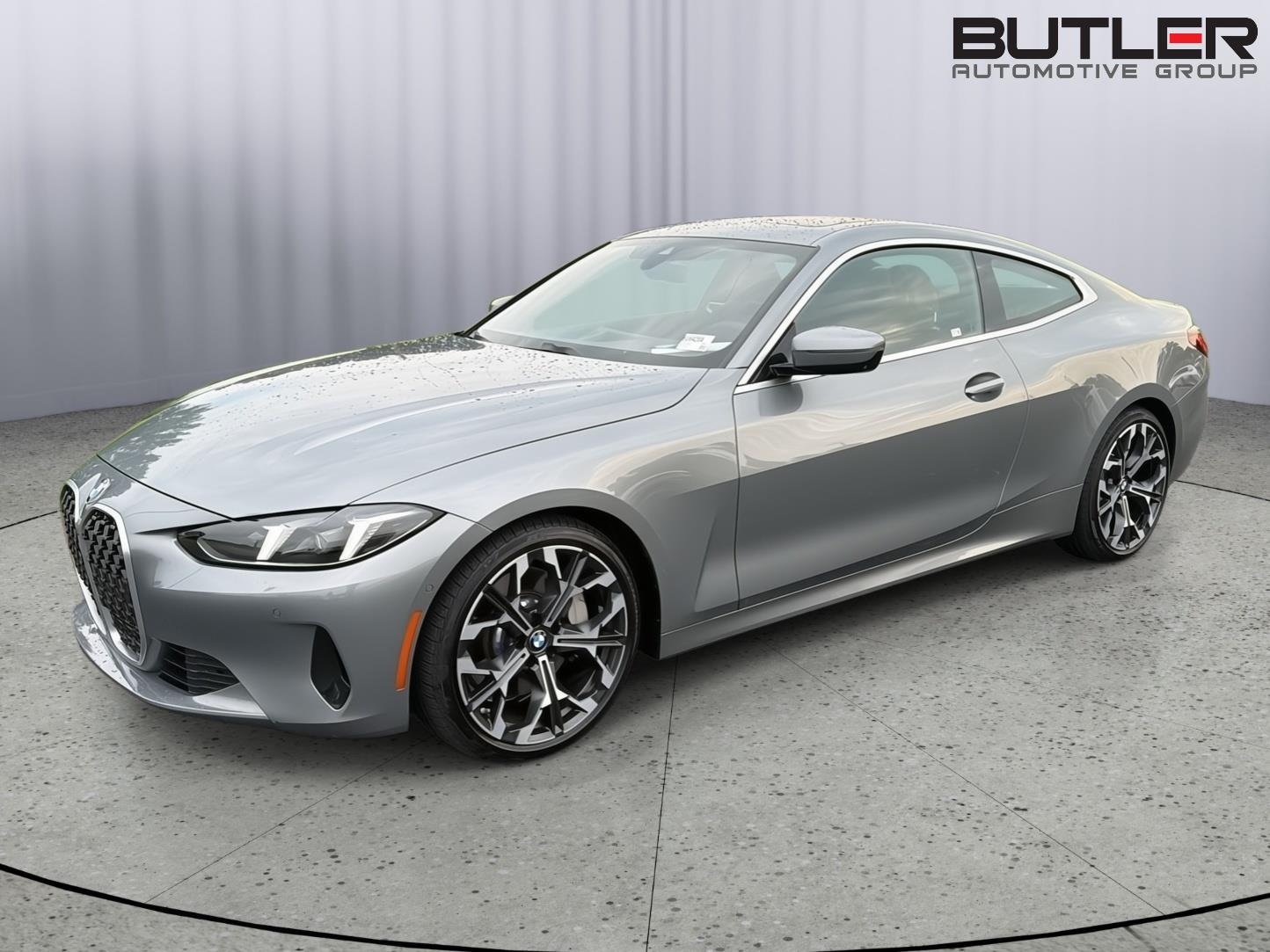 Gray (Skyscraper Grey Metallic) 2025 BMW 4 Series Coupe Rear-Wheel Drive Automatic