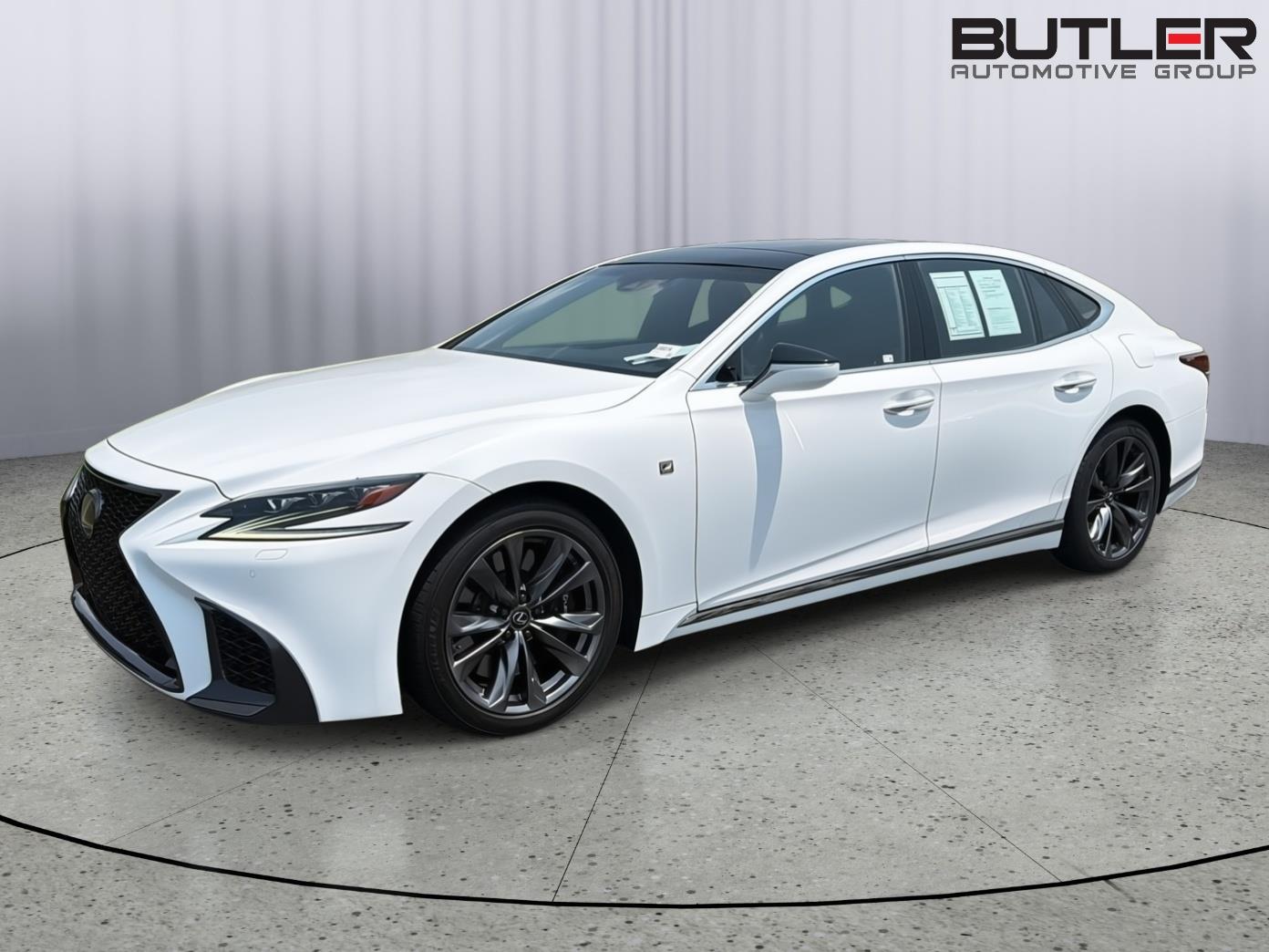 Ultra White 2018 Lexus LS Sedan Rear-Wheel Drive Automatic