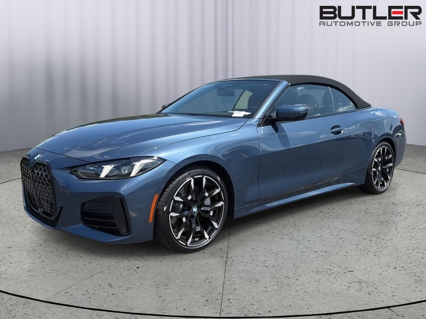 Arctic Race Blue Metallic 2026 BMW 4 Series Convertible Rear-Wheel Drive Automatic
