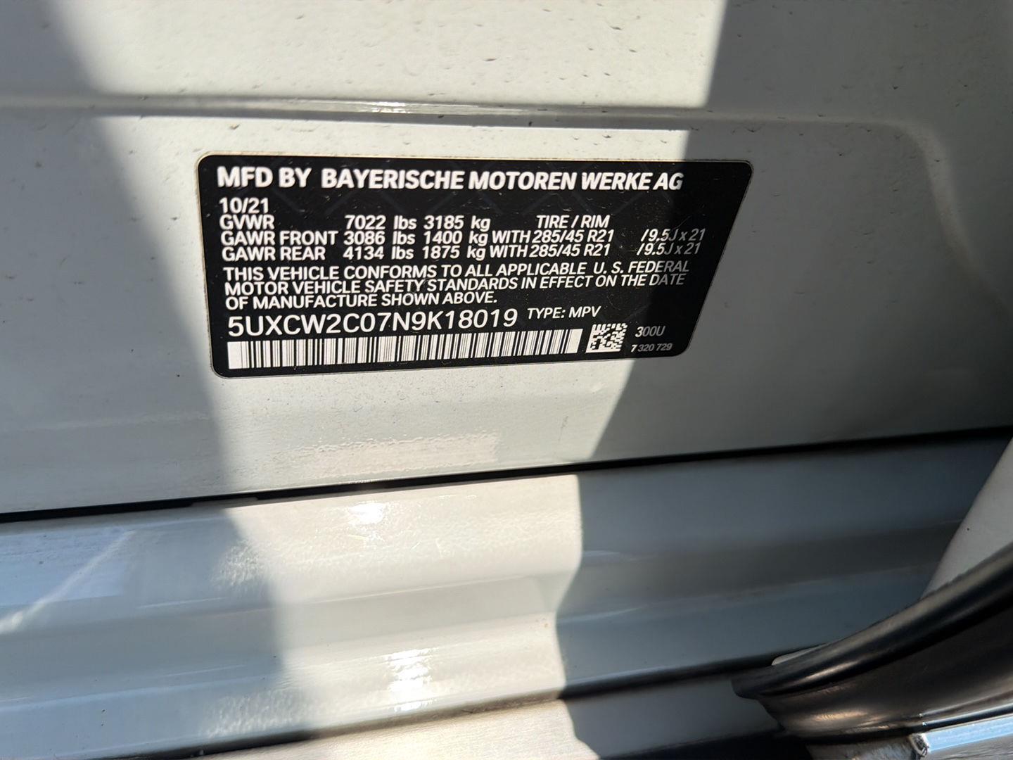 Used 2022 BMW X7 Sedan