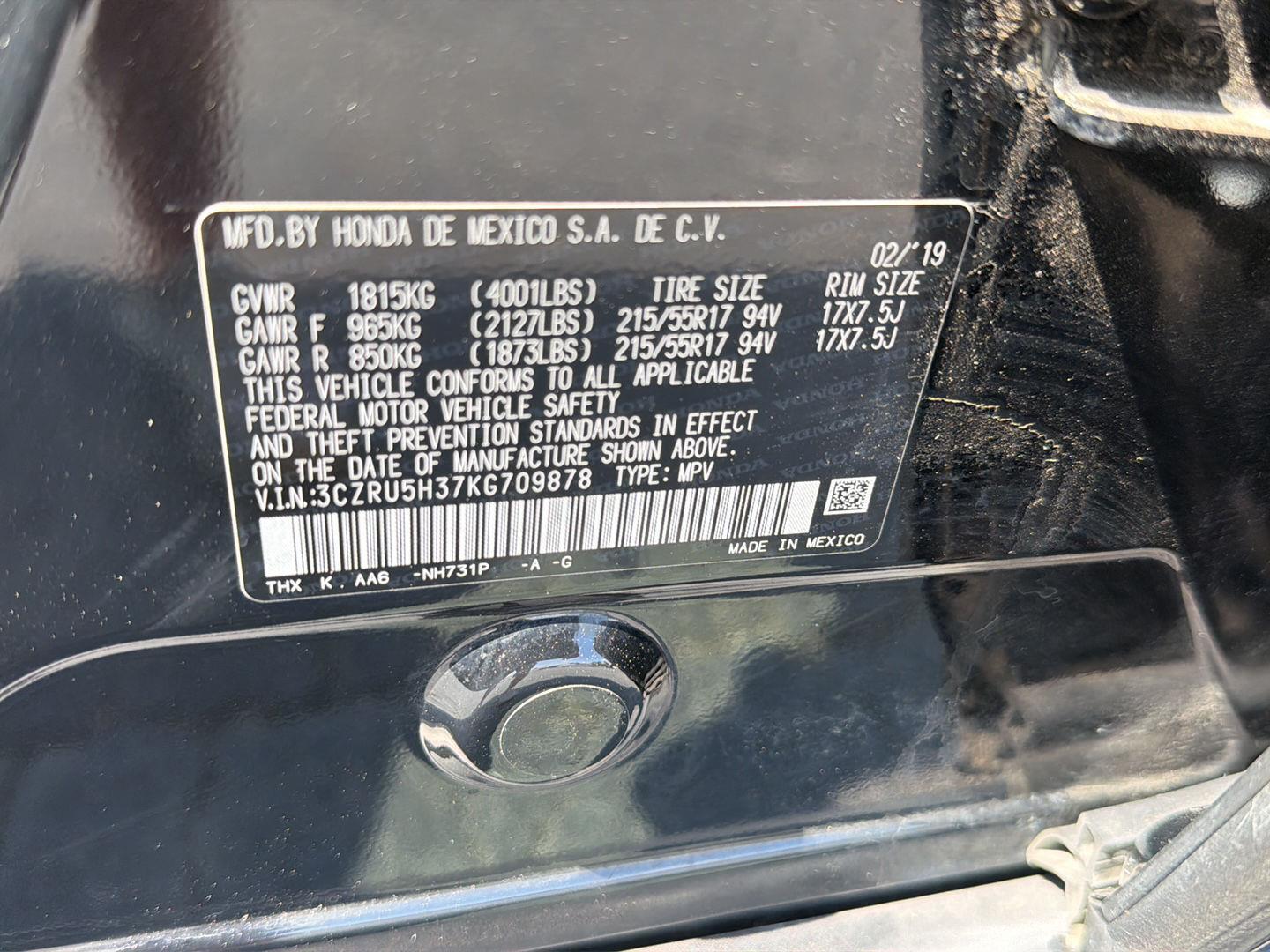 Used 2019 Honda HR-V SUV