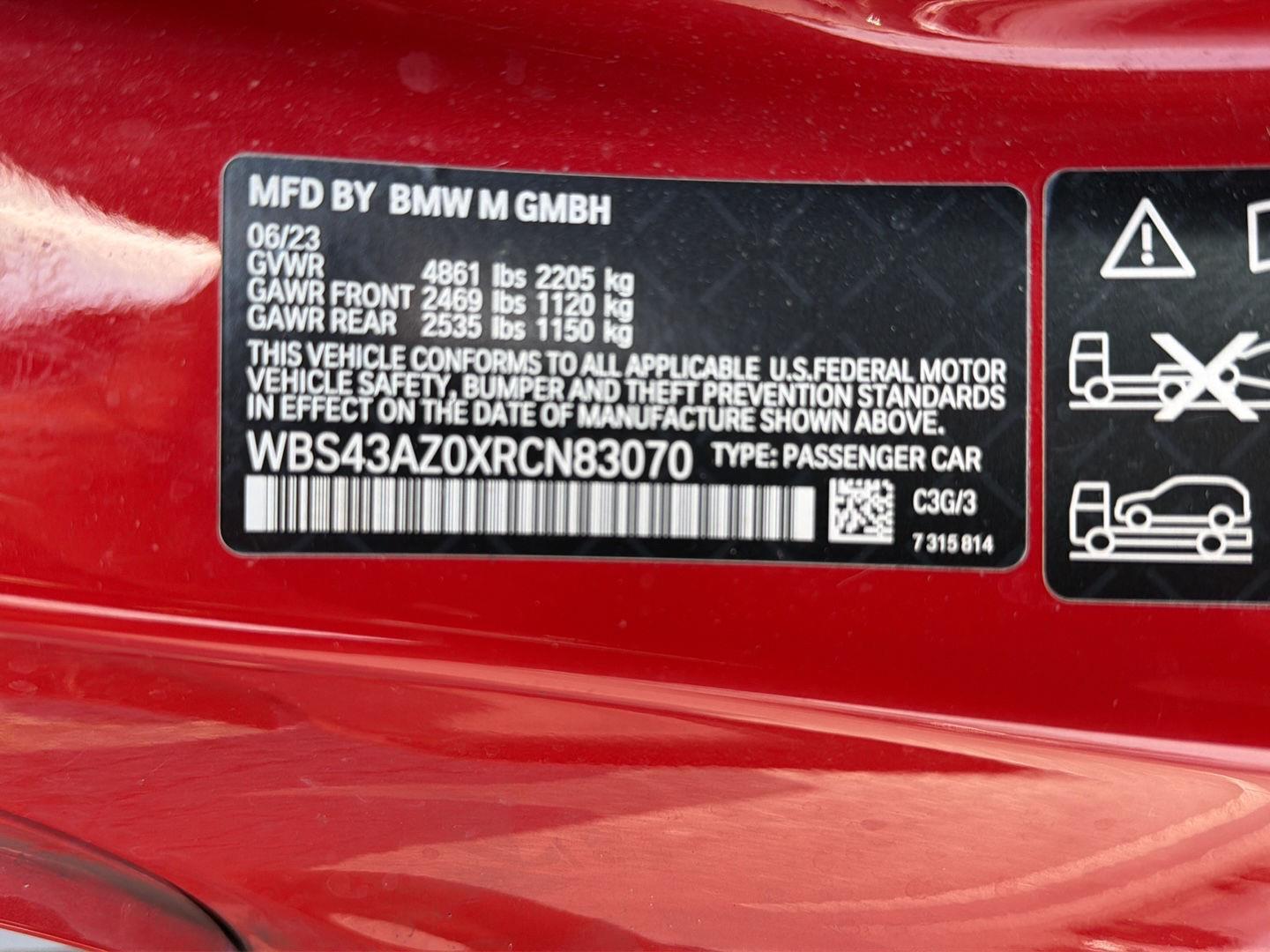 Used 2024 BMW M4 Coupe