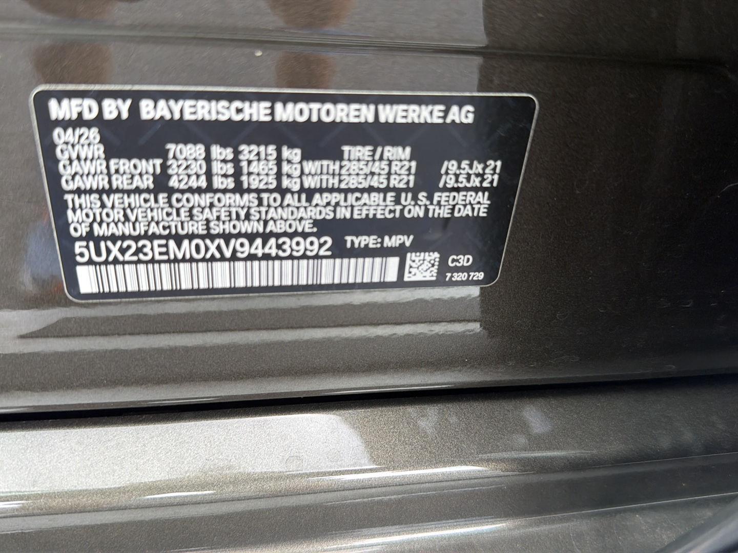 Used 2027 BMW X7 SUV