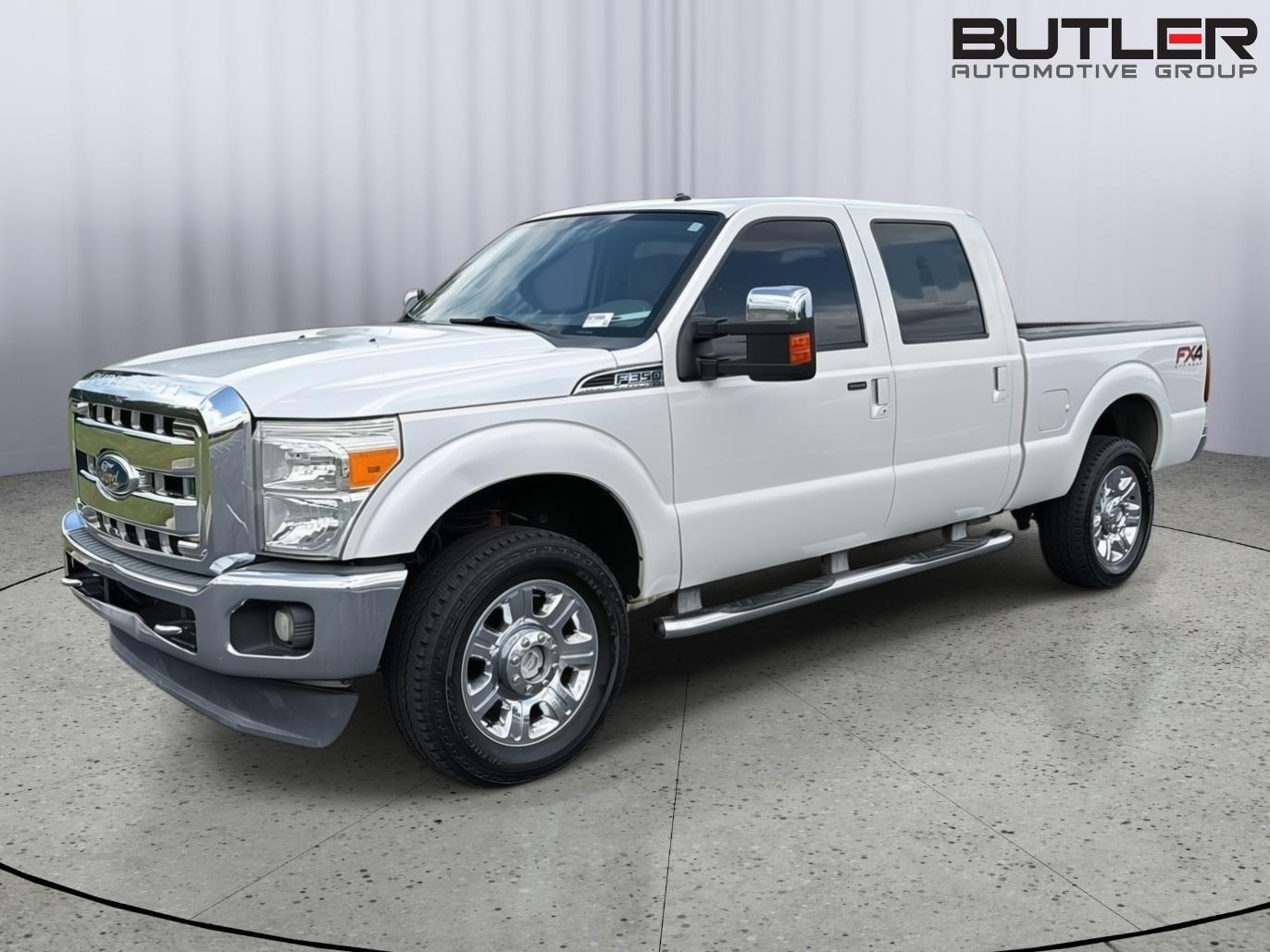 White Platinum Metallic Tri-Coat 2012 Ford F-350 Super Duty Pickup Truck Four-Wheel Drive 6-Speed Automatic