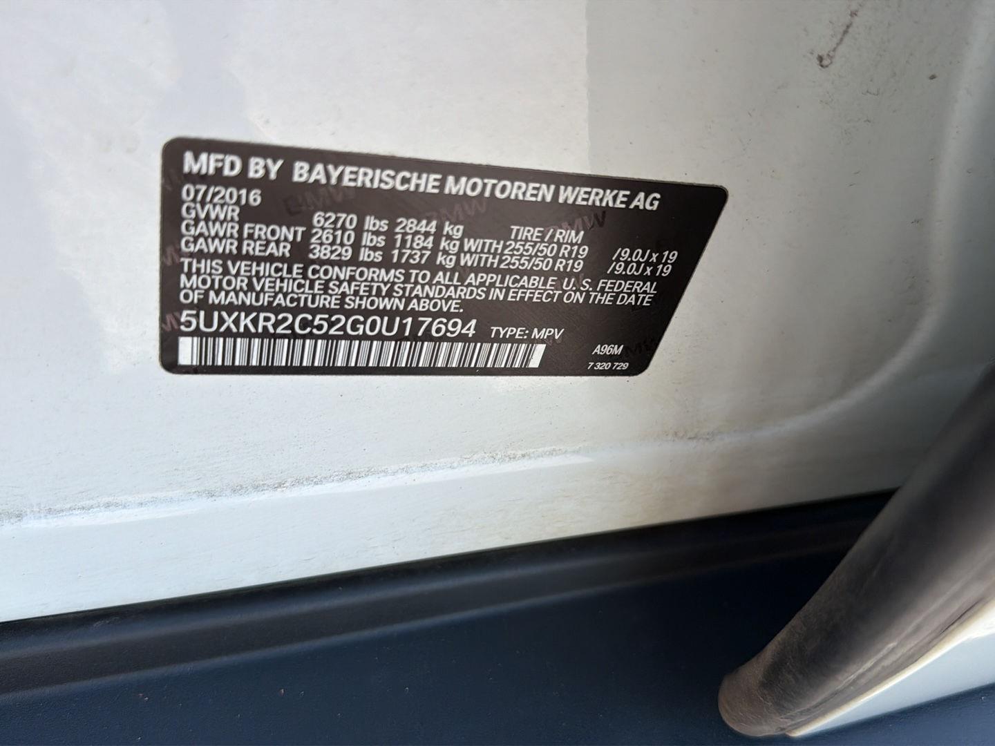 Used 2016 BMW X5 Sedan