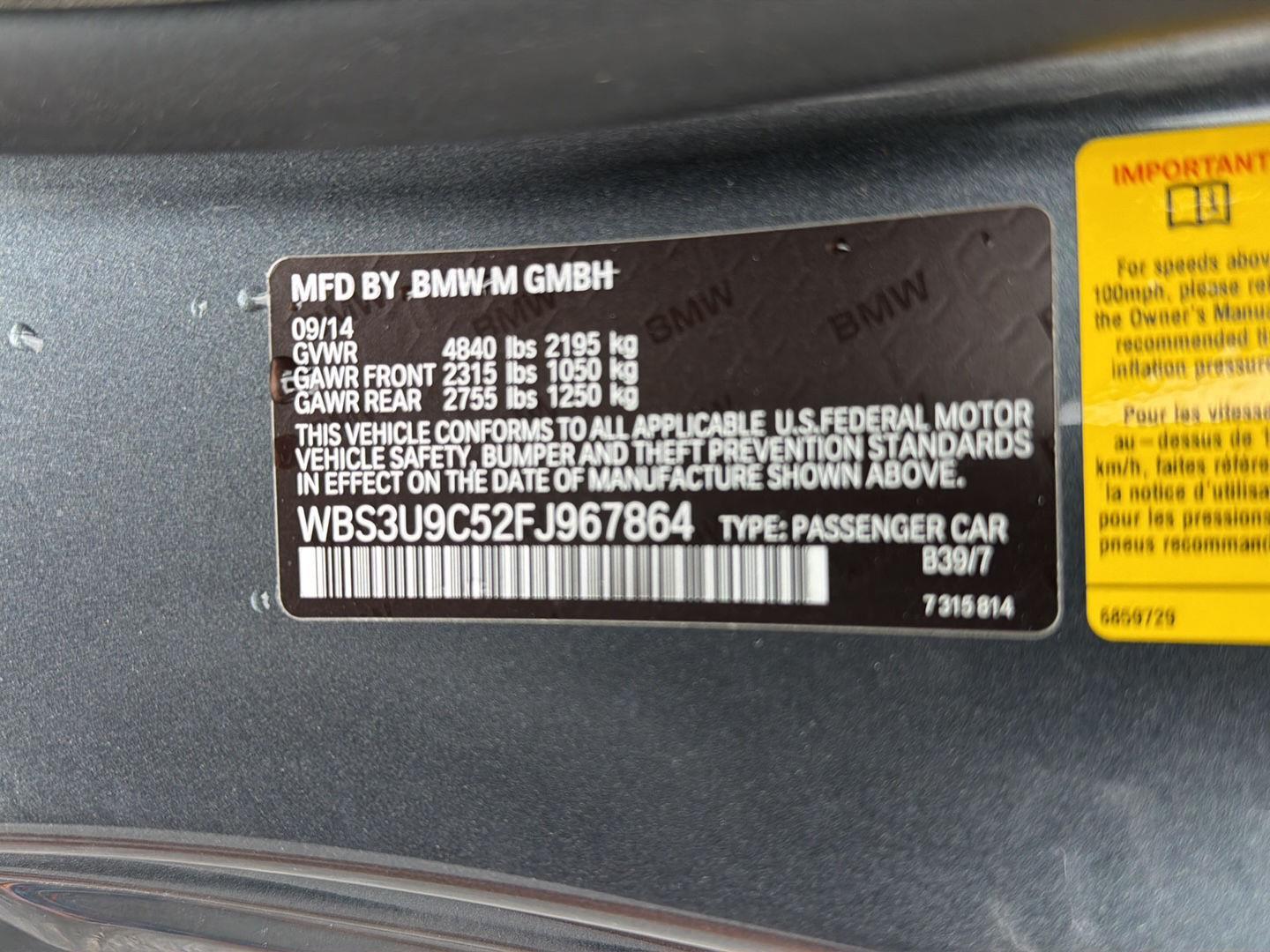 Used 2015 BMW M4 Convertible