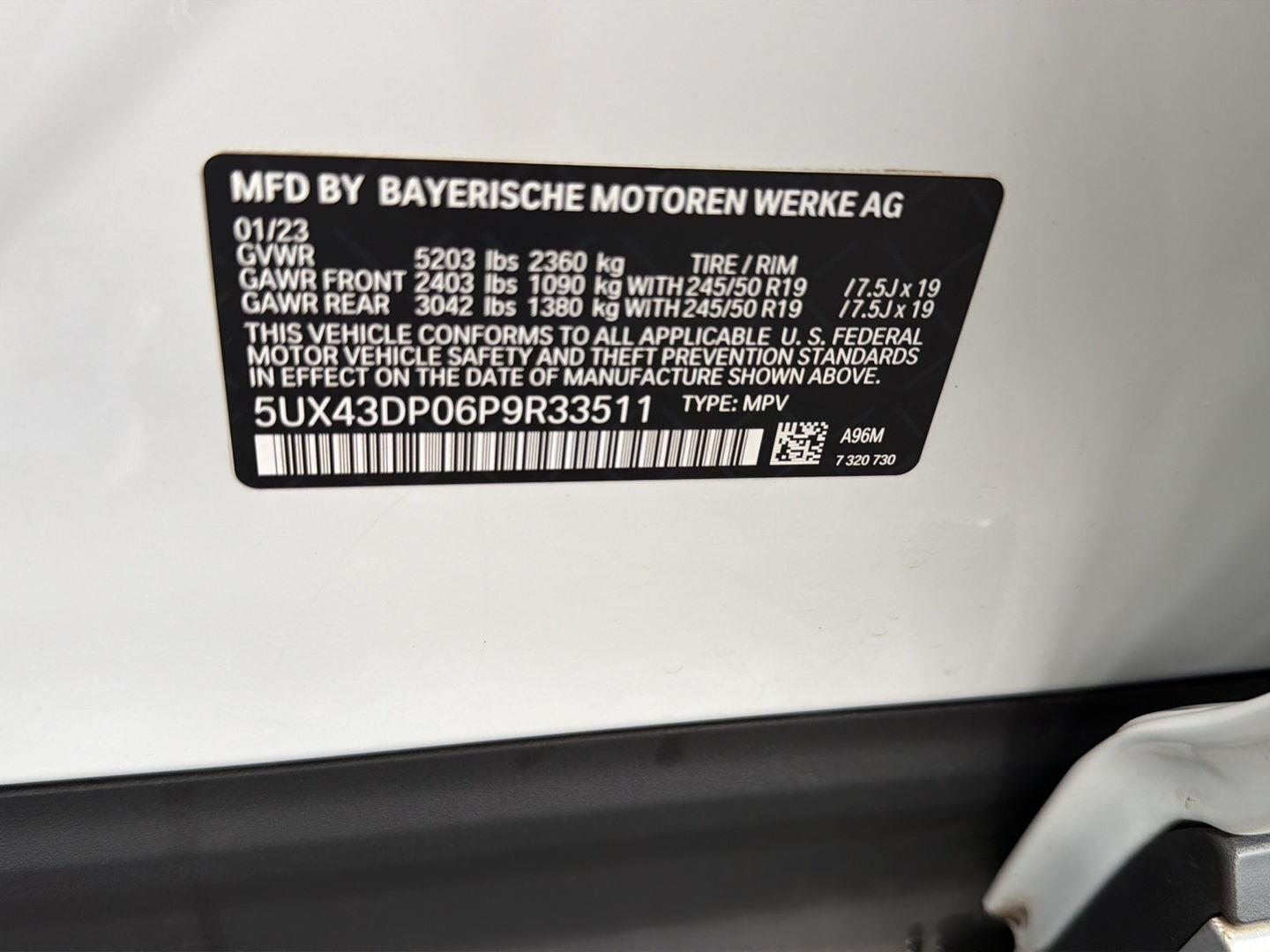 Used 2023 BMW X3 Sedan