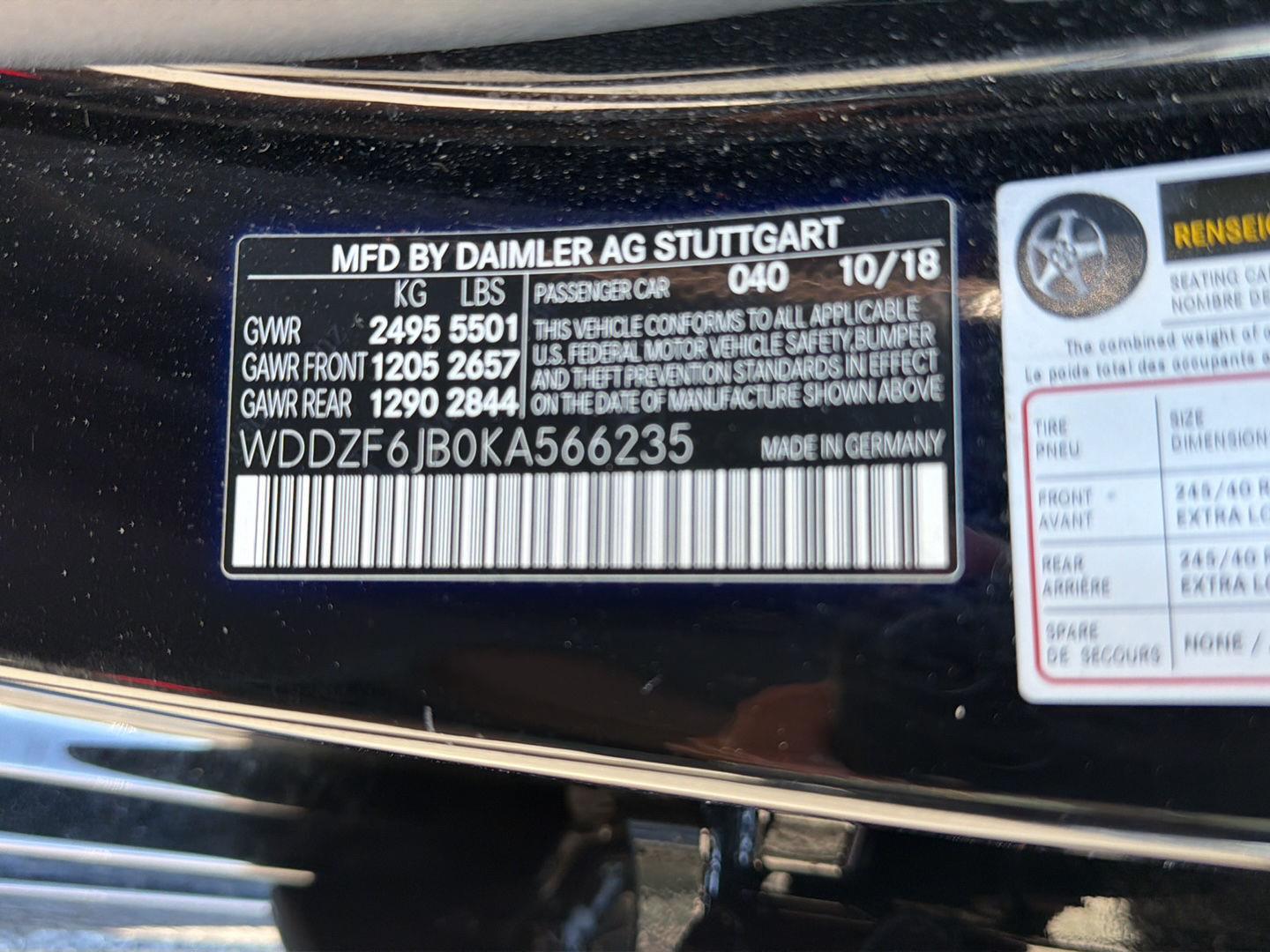 Used 2019 Mercedes-benz E-Class Sedan