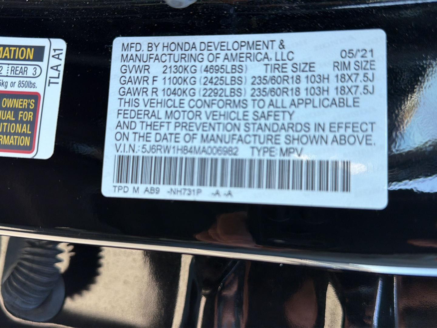 Used 2021 Honda CR-V SUV