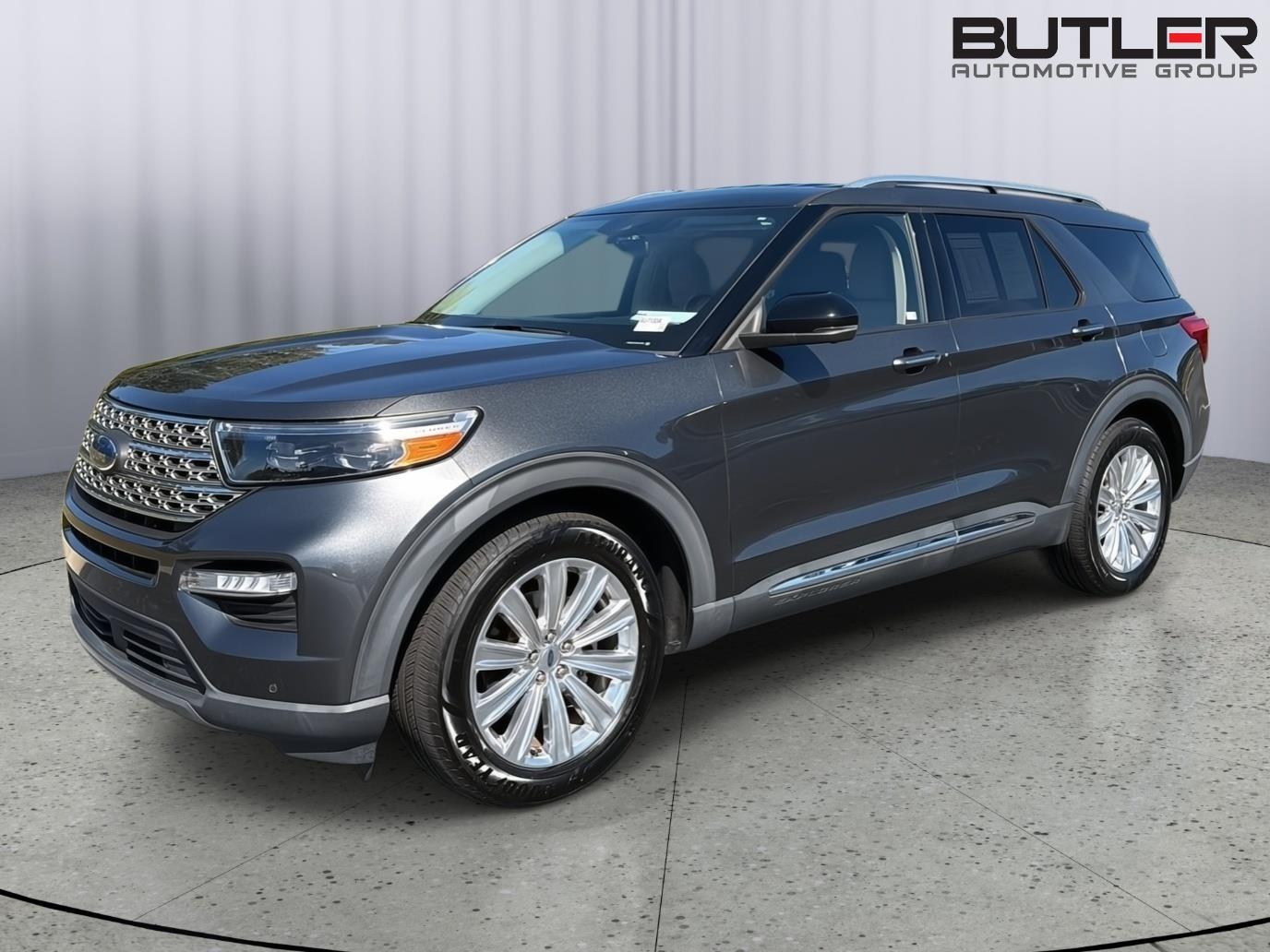Gray (Magnetic) 2020 Ford Explorer SUV / Crossover Rear-Wheel Drive Automatic