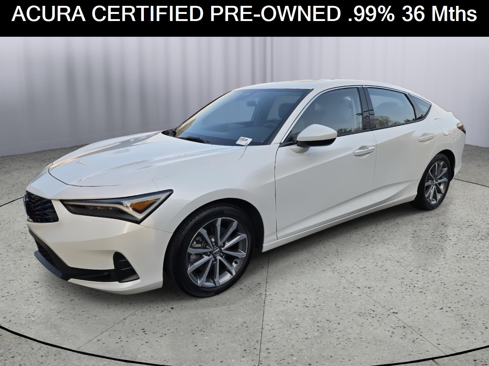 Platinum White Pearl 2024 Acura Integra FWD Sedan Front-Wheel Drive 7-Speed CVT