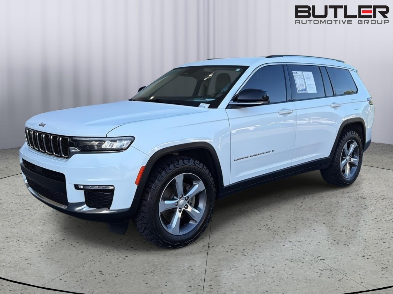 Bright White Clearcoat 2021 Jeep Grand Cherokee L SUV / Crossover Four-Wheel Drive 8-Speed Automatic