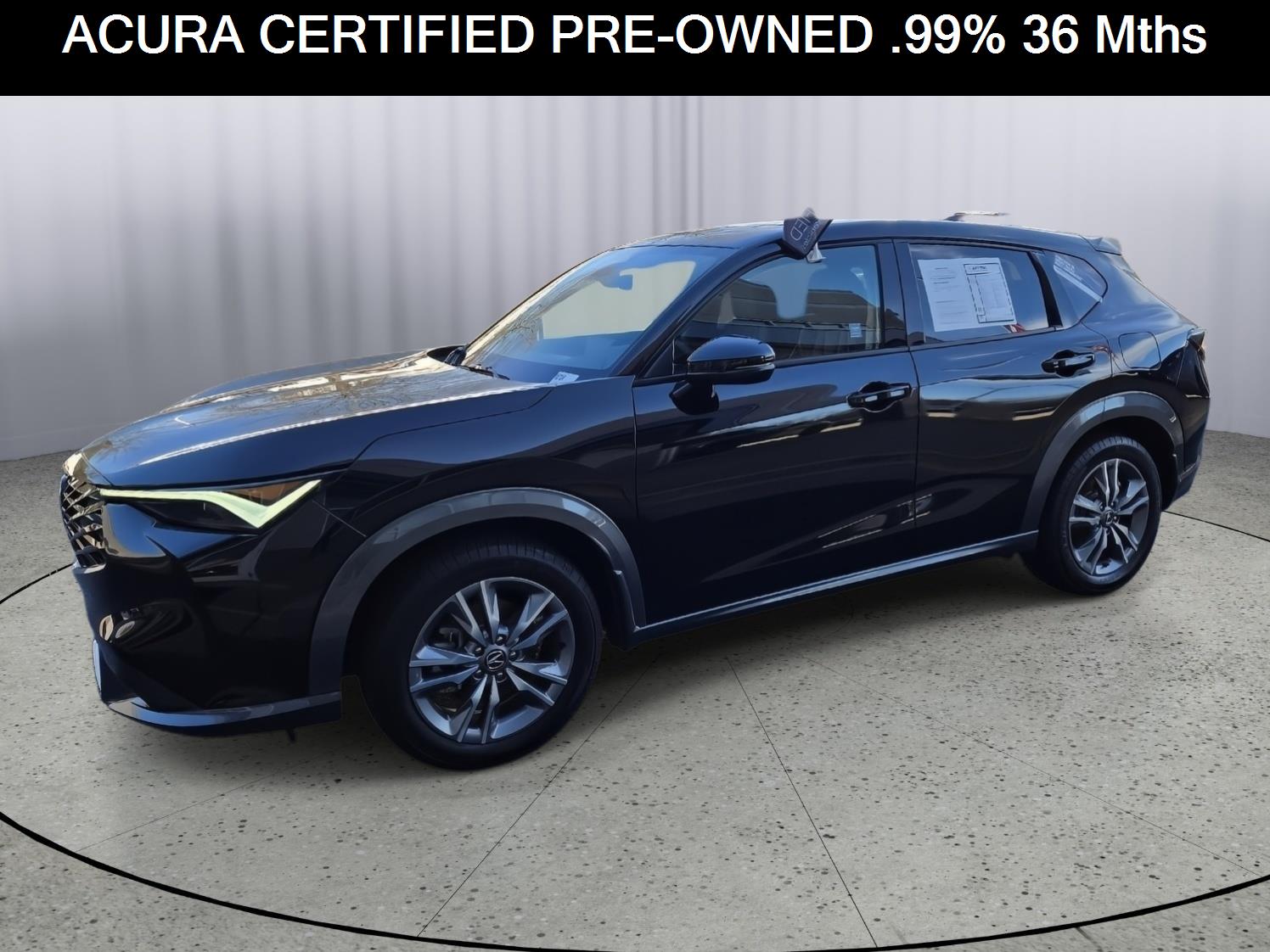 Crystal Black Pearl 2025 Acura ADX FWD SUV / Crossover Front-Wheel Drive Continuously Variable Transmission