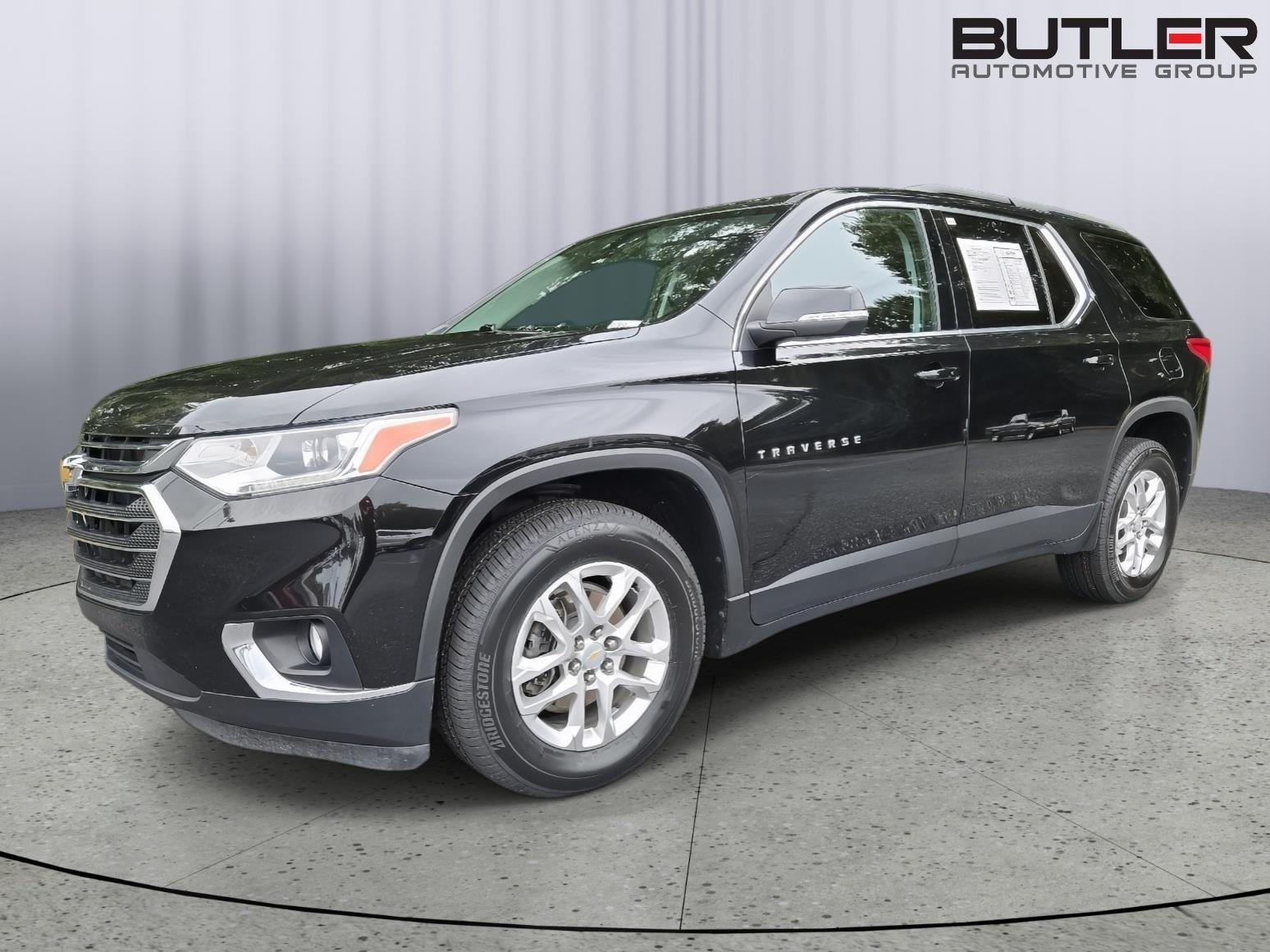 Mosaic Black Metallic 2021 Chevrolet Traverse SUV / Crossover Four-Wheel Drive 9-Speed Automatic