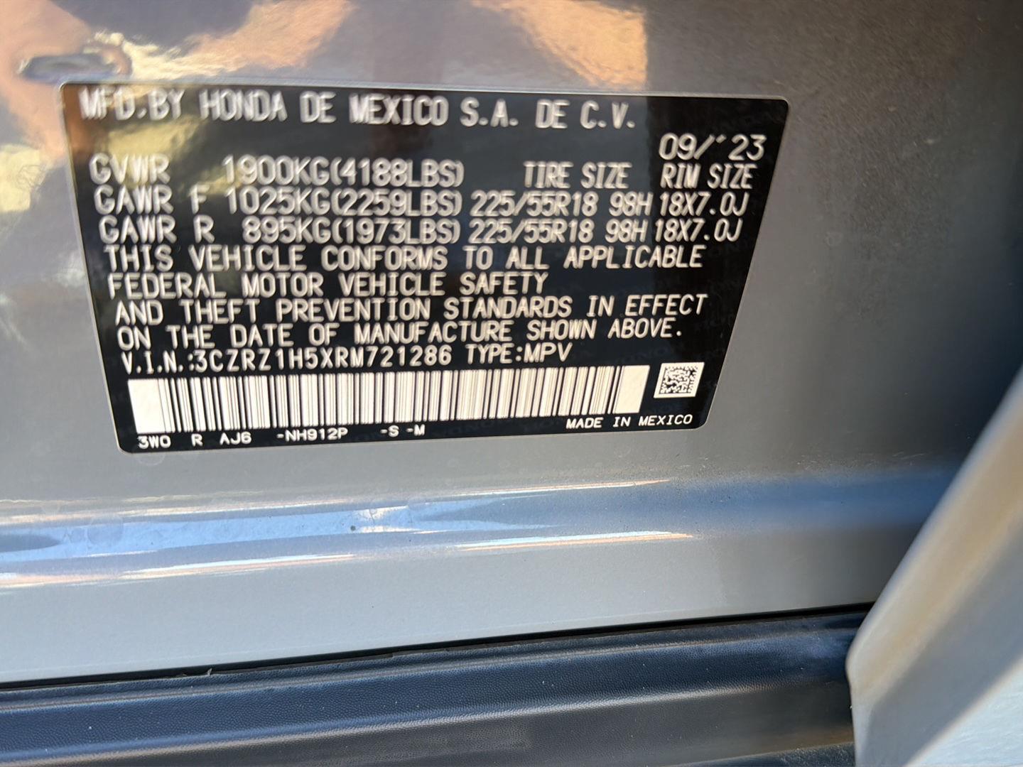 Used 2024 Honda HR-V SUV