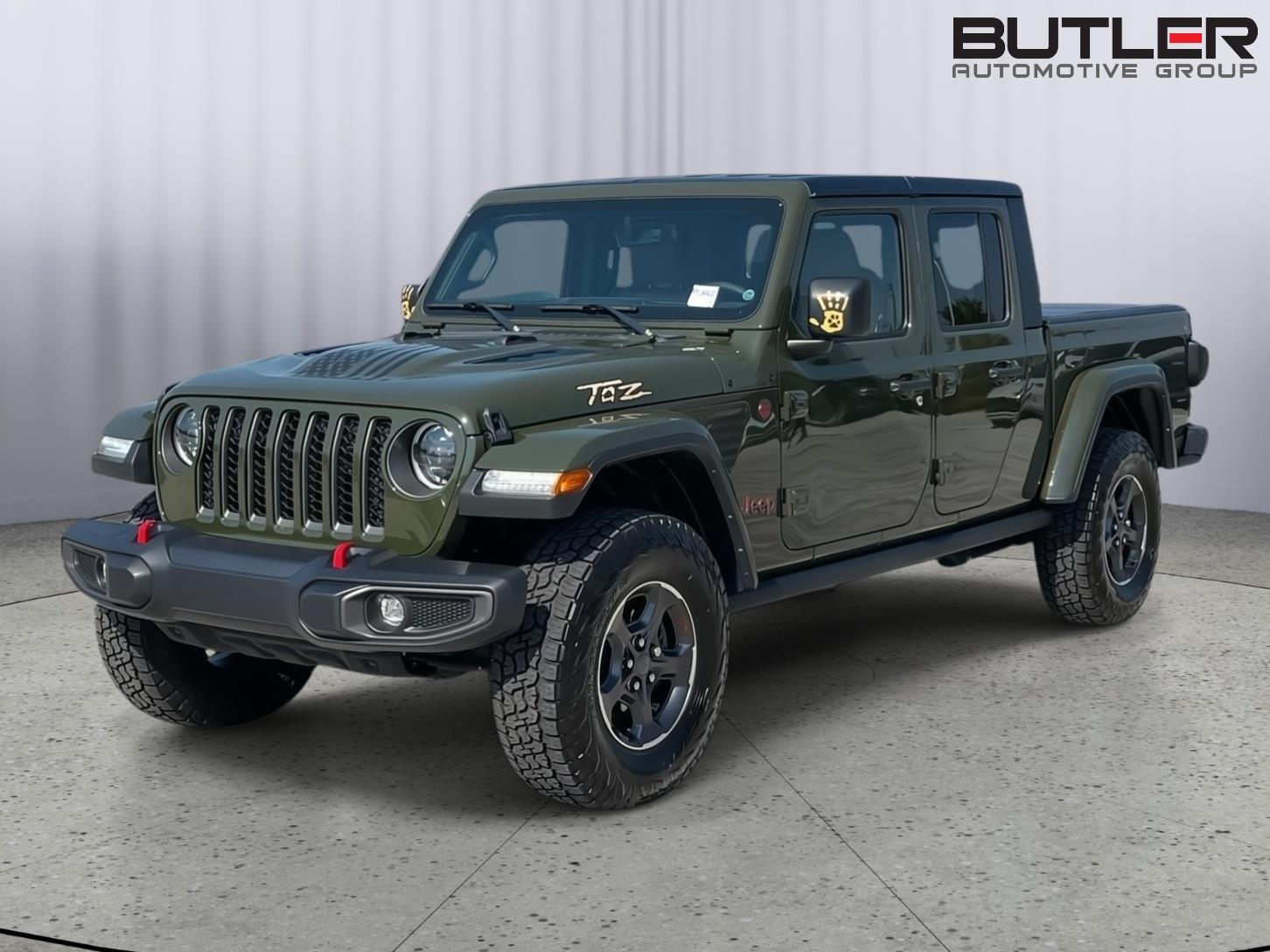 Sarge Green Clearcoat 2023 Jeep Gladiator Pickup Truck Four-Wheel Drive 8-Speed Automatic