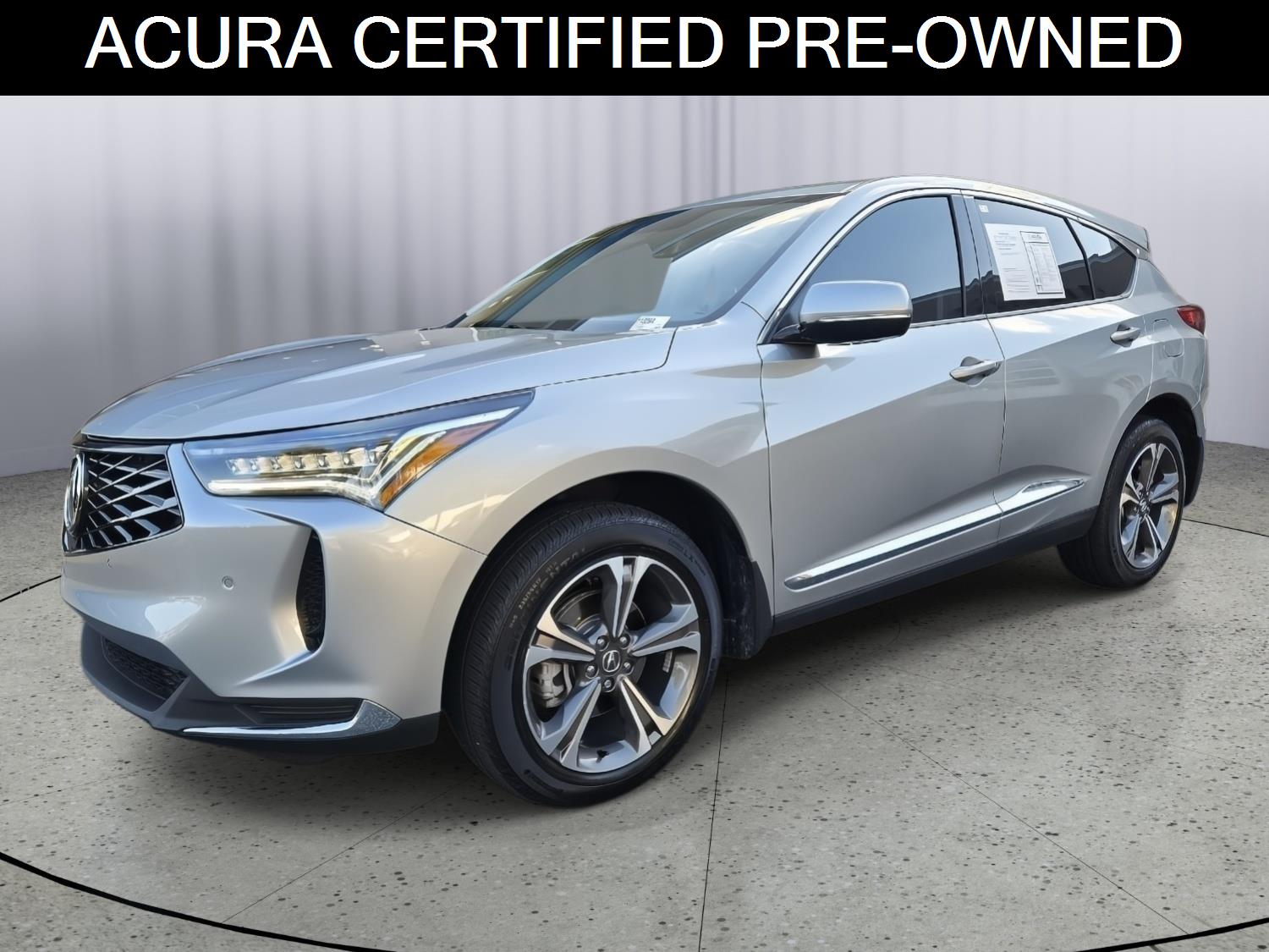 Solar Silver Metallic 2025 Acura RDX SUV / Crossover All-Wheel Drive Automatic