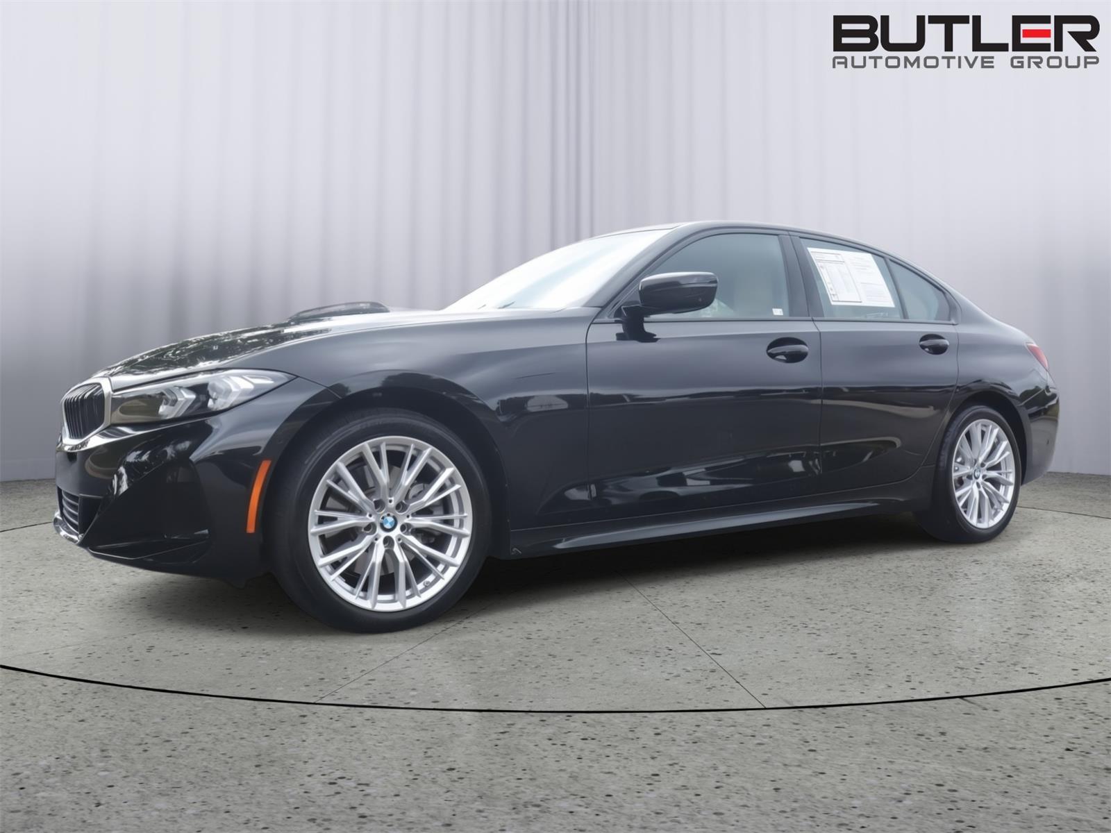 Black Sapphire Metallic 2023 BMW 3 Series Sedan Rear-Wheel Drive Automatic
