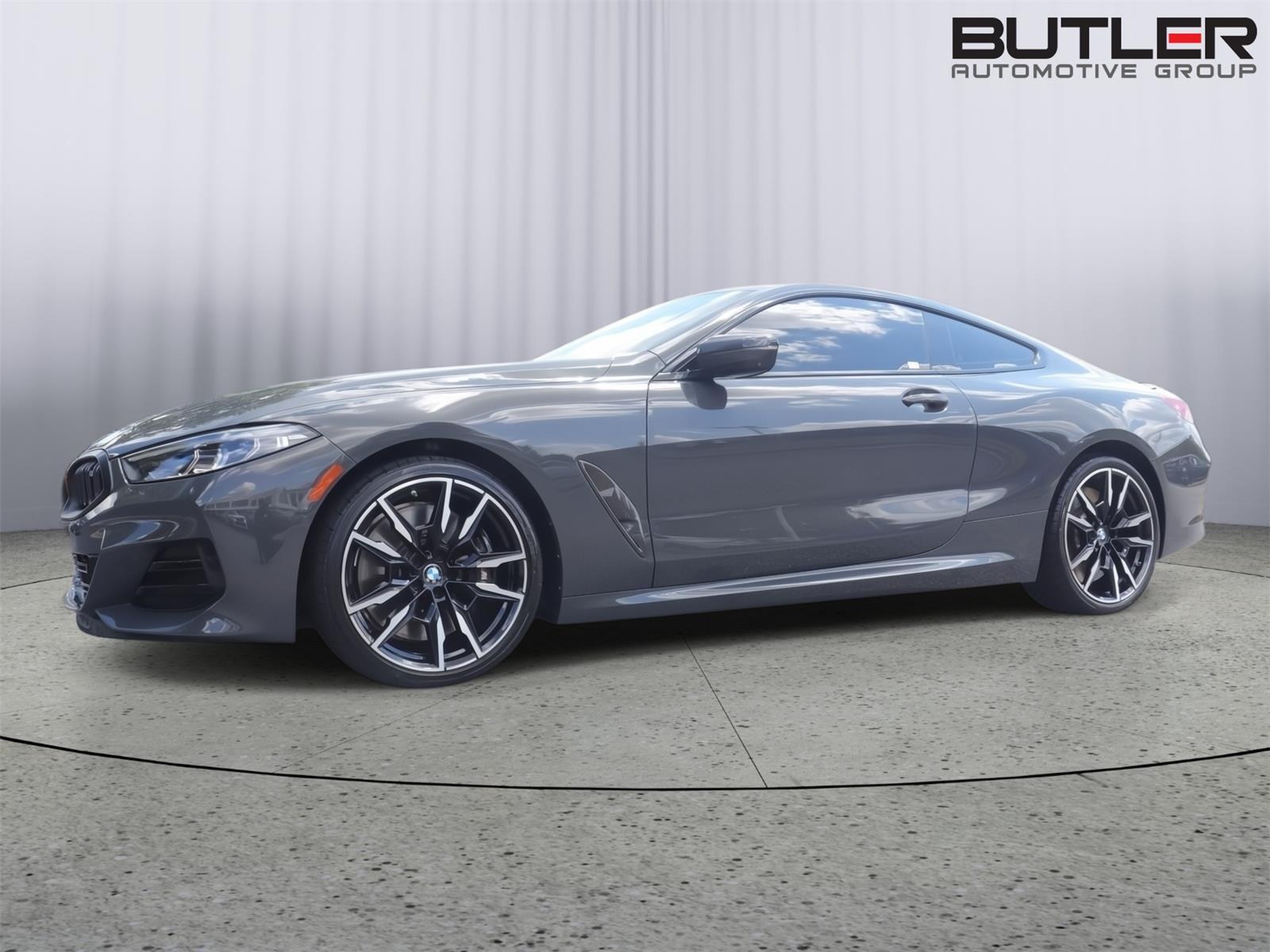 Gray (Dravit Grey Metallic) 2025 BMW 8 Series Coupe All-Wheel Drive Automatic