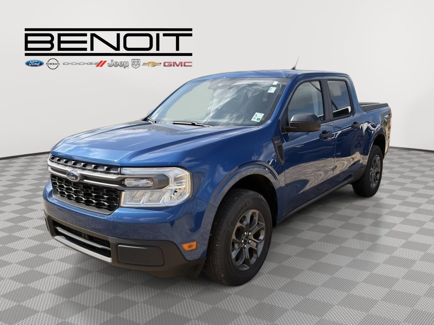 Atlas Blue Metallic 2024 Ford Maverick Pickup Truck Front-Wheel Drive 8-Speed Automatic