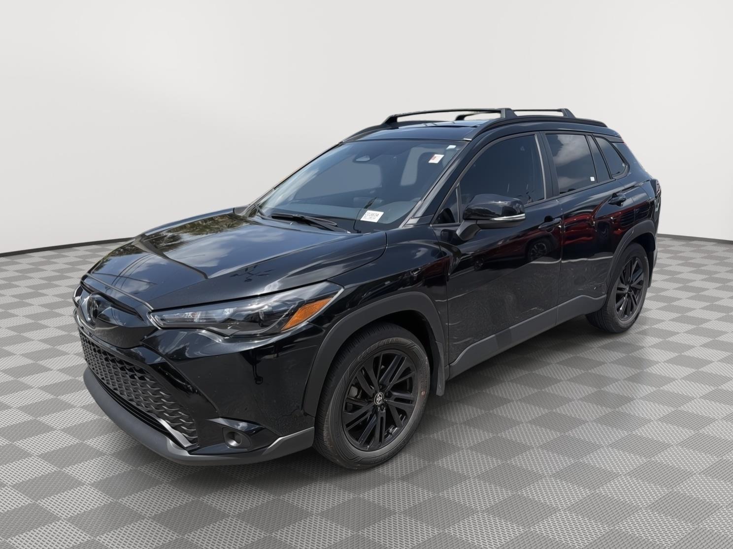 Jet Black 2024 Toyota Corolla Cross Hybrid SUV / Crossover All-Wheel Drive Continuously Variable Transmission