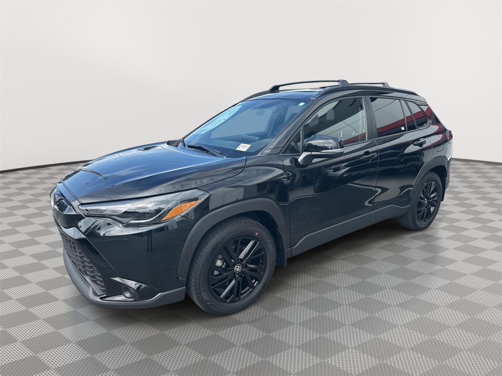 Jet Black 2024 Toyota Corolla Cross Hybrid SUV / Crossover All-Wheel Drive Continuously Variable Transmission